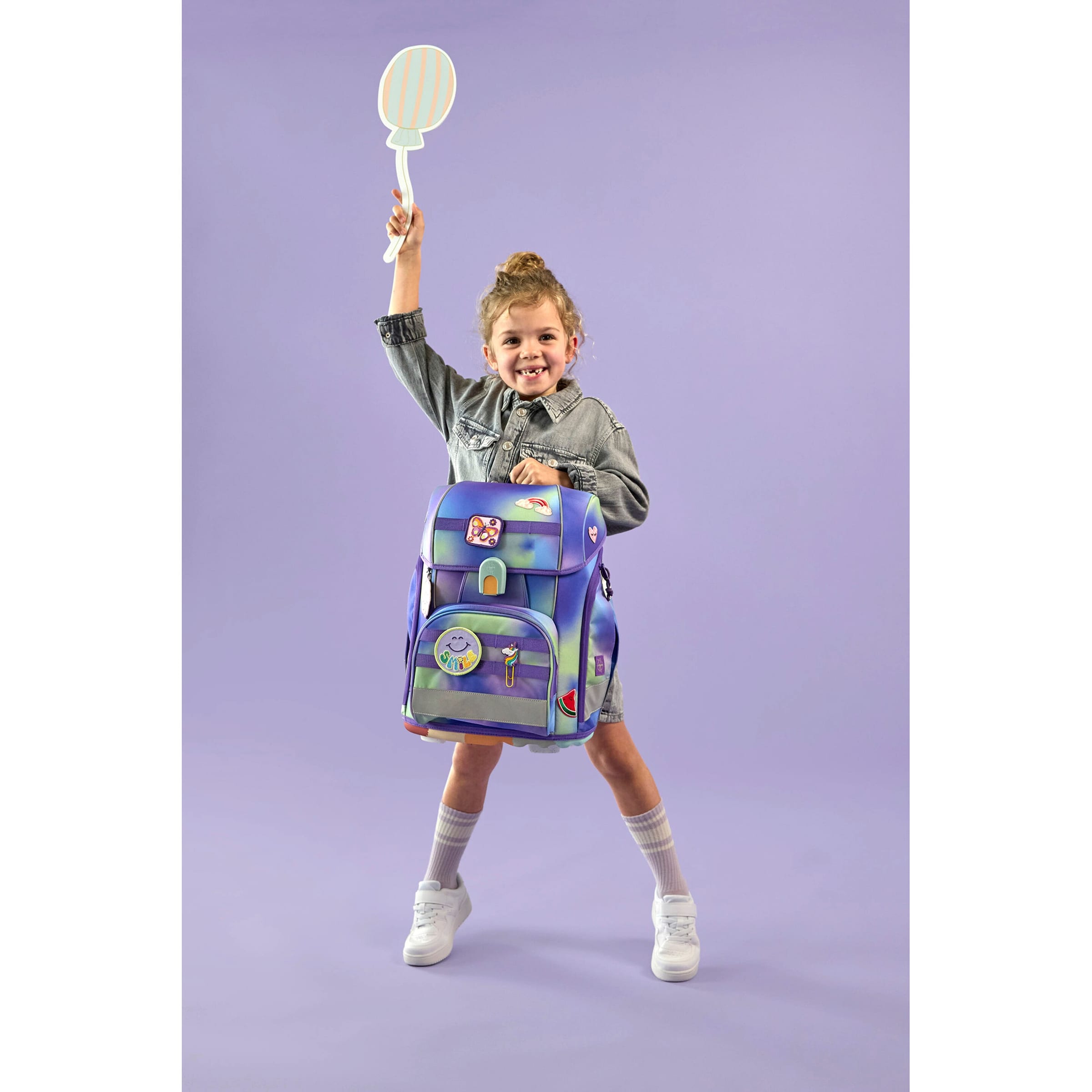 Lässig Schulranzen-Set Boxy Unique gradient 7-tlg.