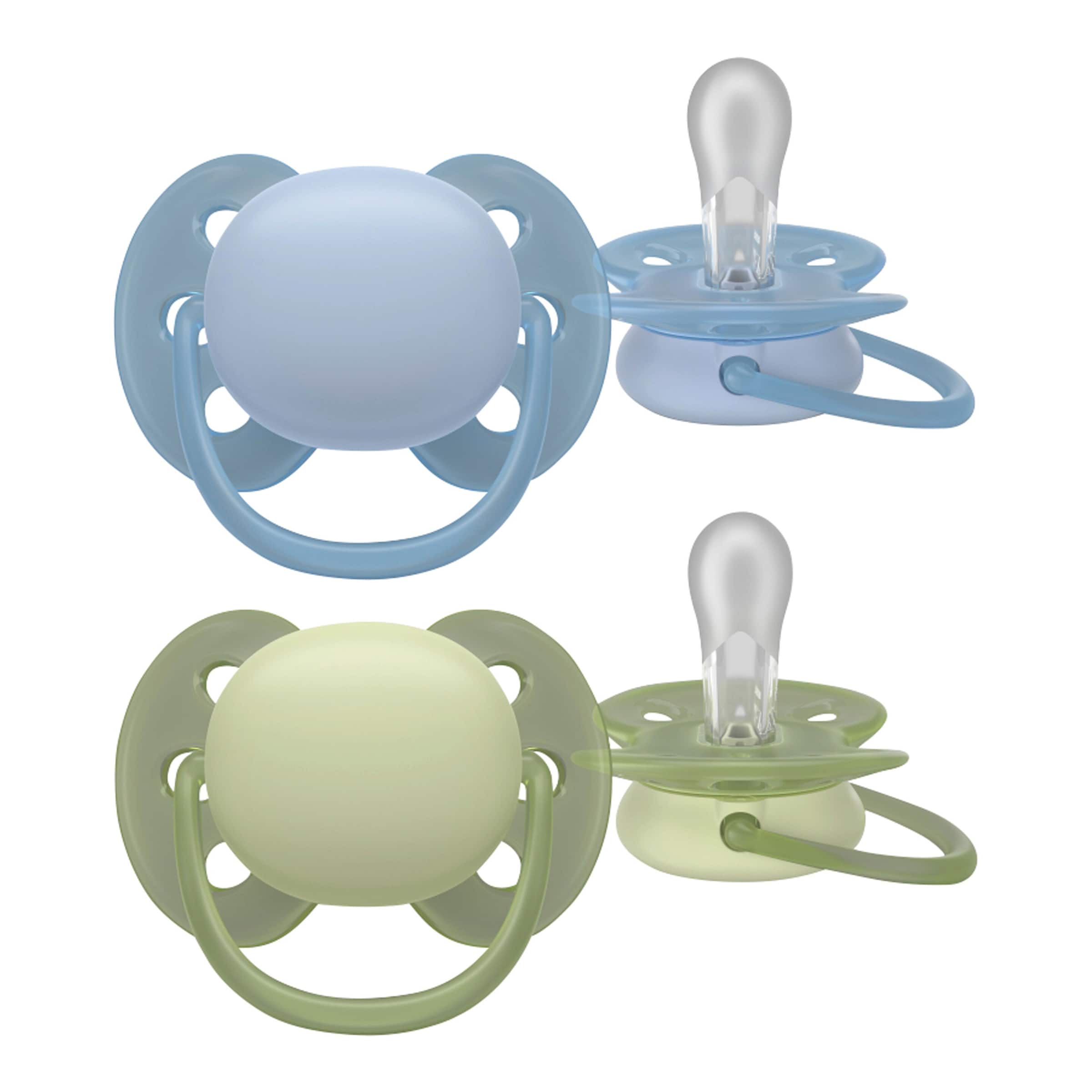 Philips Avent 2er-Pack Schnuller ultra soft, 0-6M