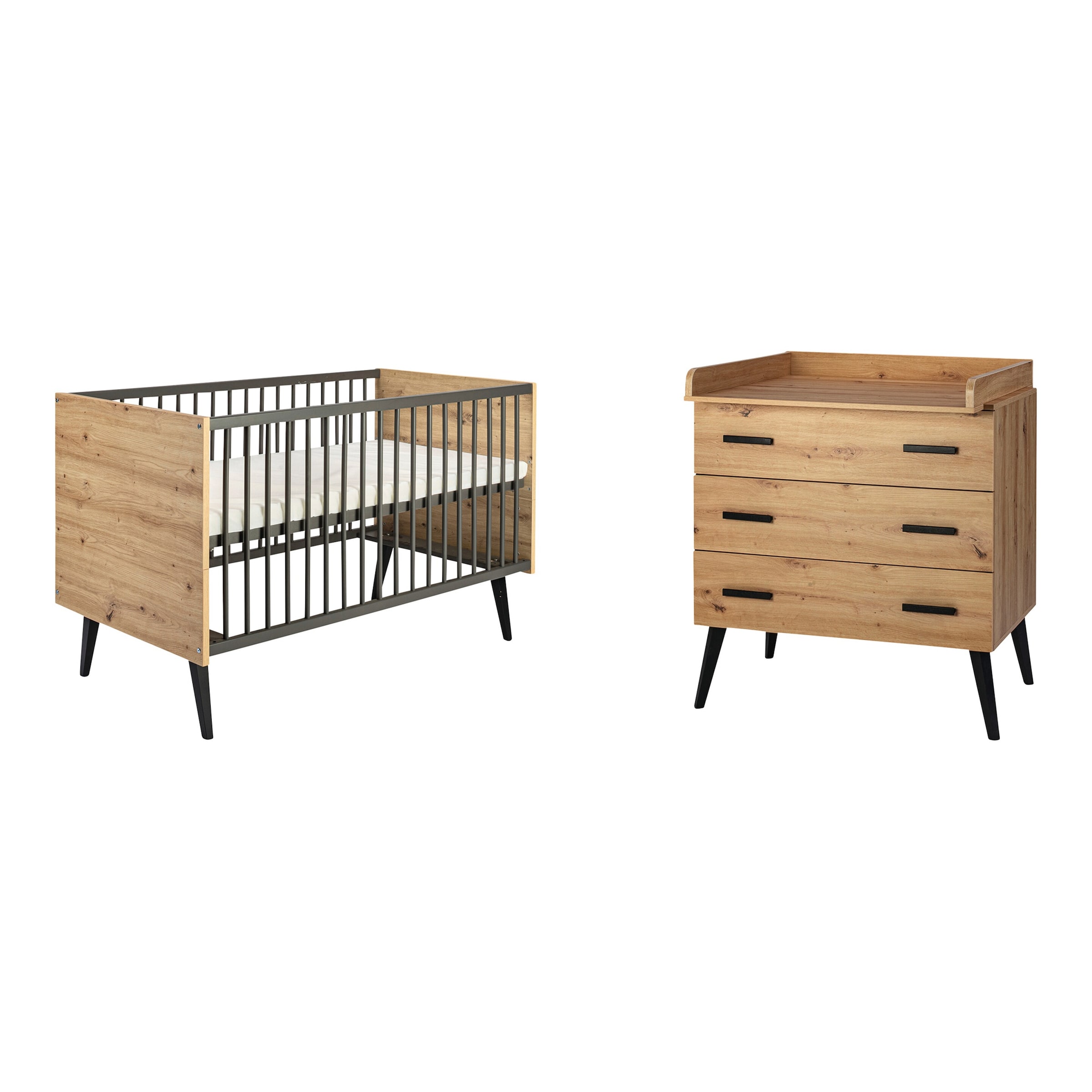 Schardt 2-tlg. Babyzimmer Morris Oak