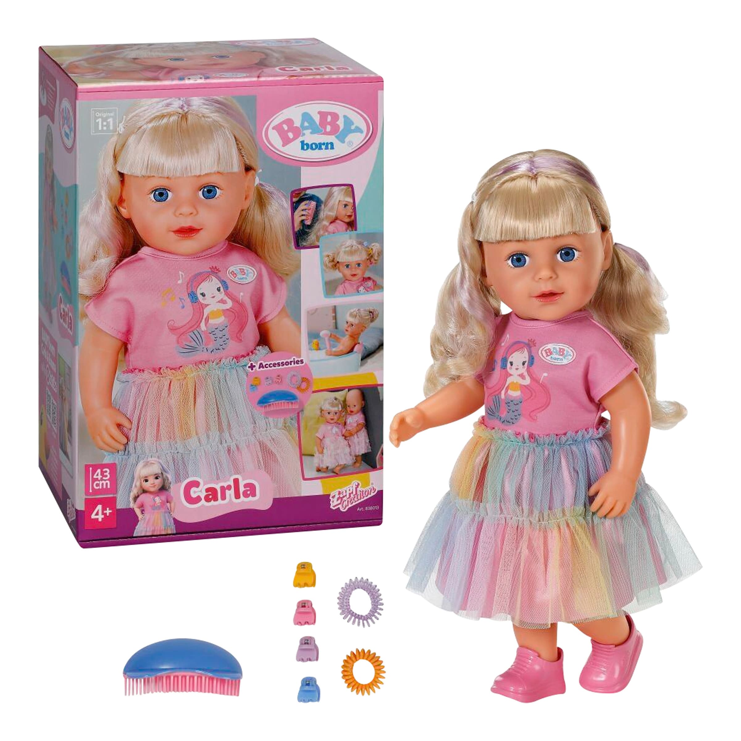 Zapf Creation Baby Born Puppe Carla 43 cm