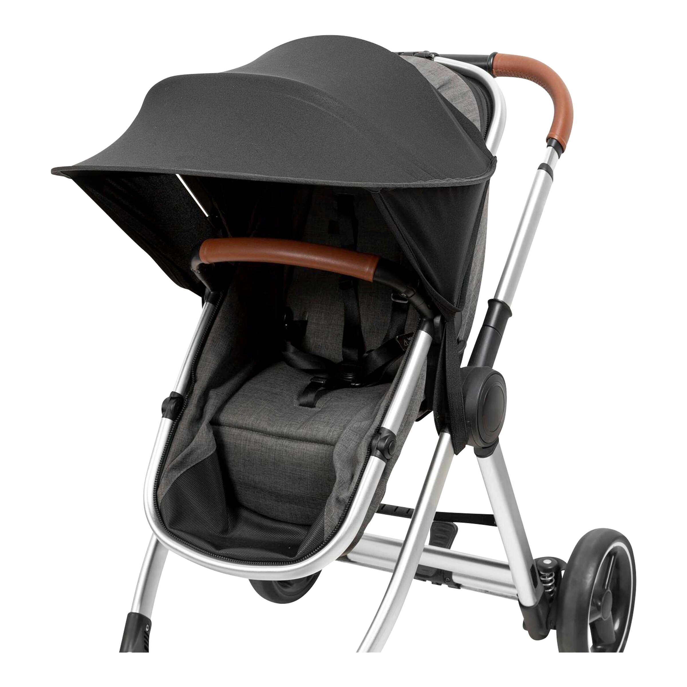 Babycab Universal Sonnenverdeck für Kinderwagen schwarz