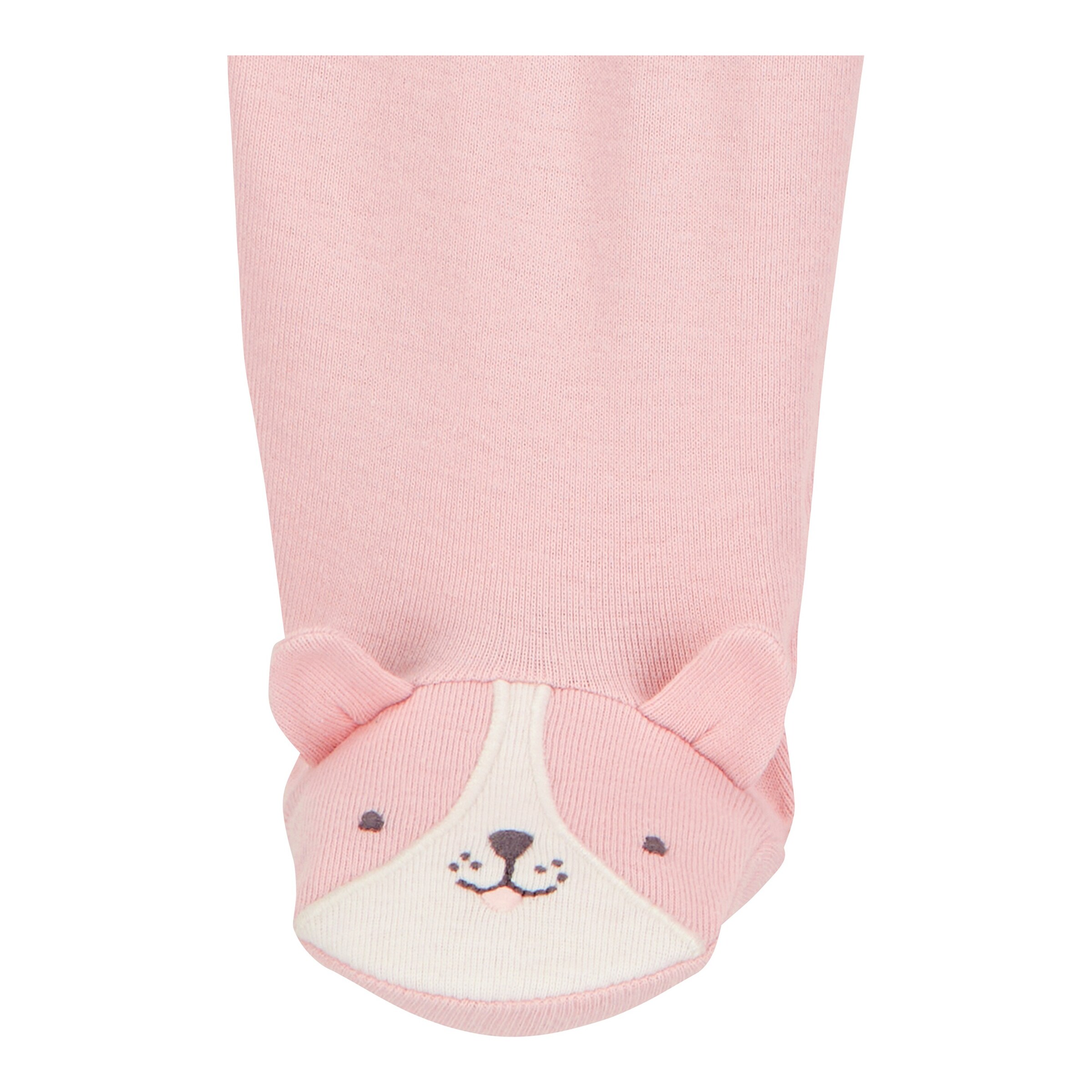 Carter's 3-tlg. Set Schlafoverall mit Fuß, Body langarm und Jogginghose Ringel Tiere