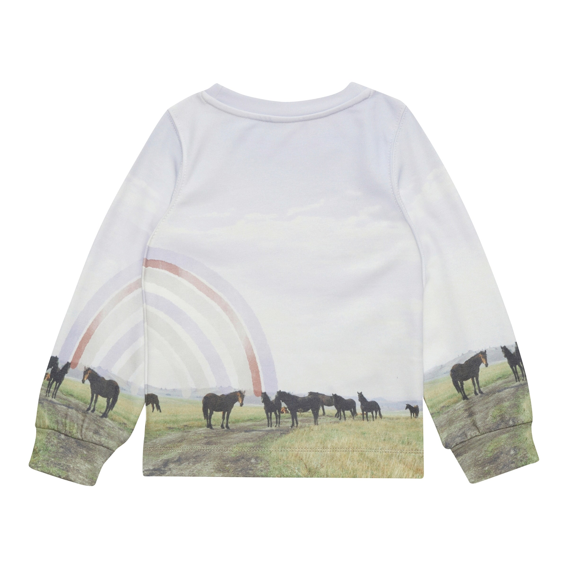 S.Oliver Sweatshirt Pferde Regenbogen