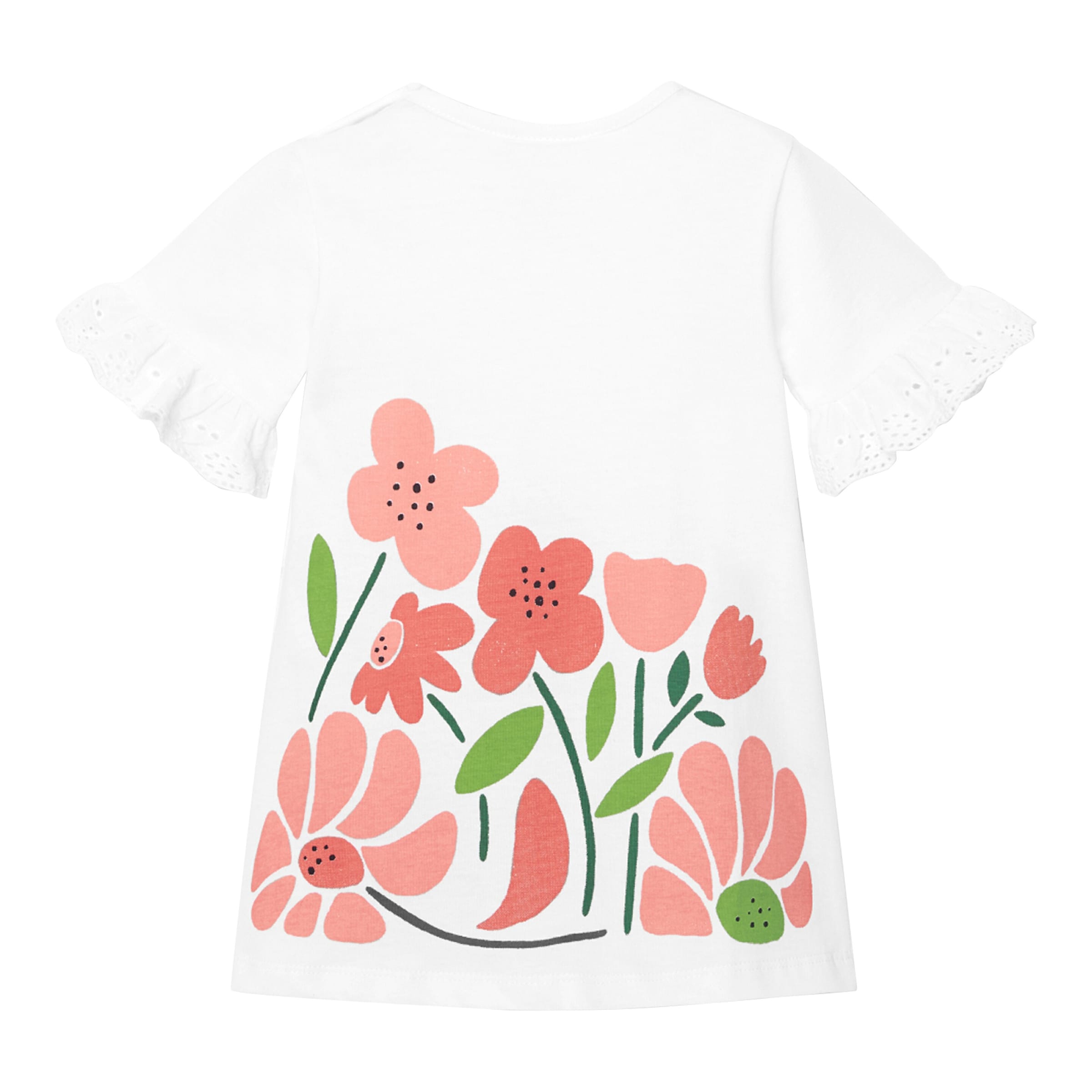 Boboli Kleid kurzarm Blumen