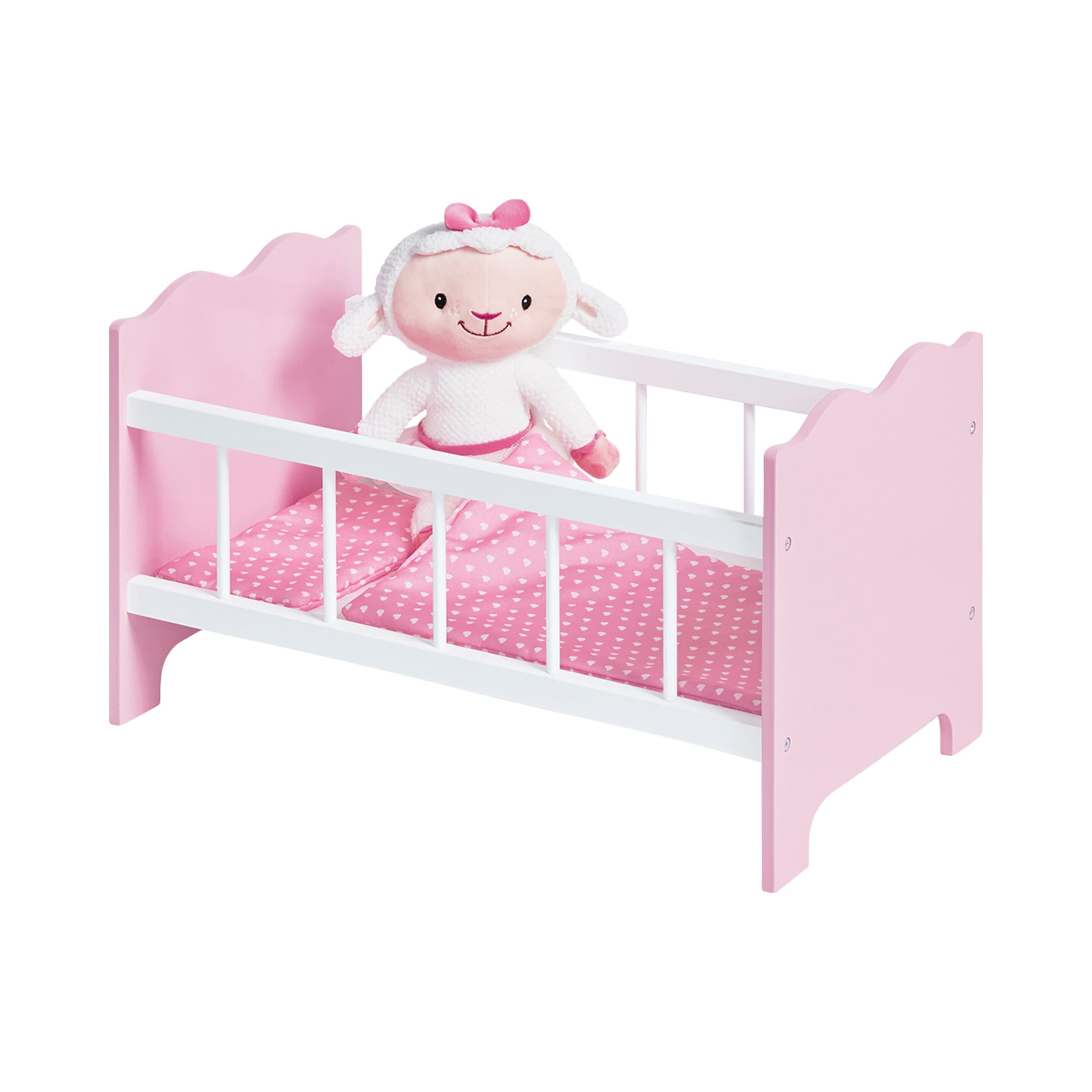 Pinolino Puppenbett Jasmin komplett, 4-tlg.