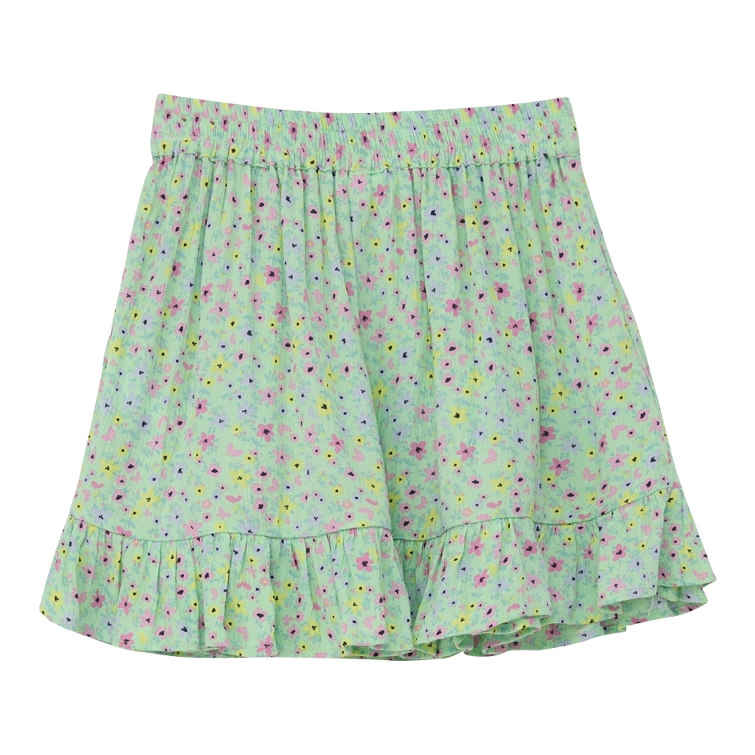 S.Oliver Krepp-Rock Blumen Volant