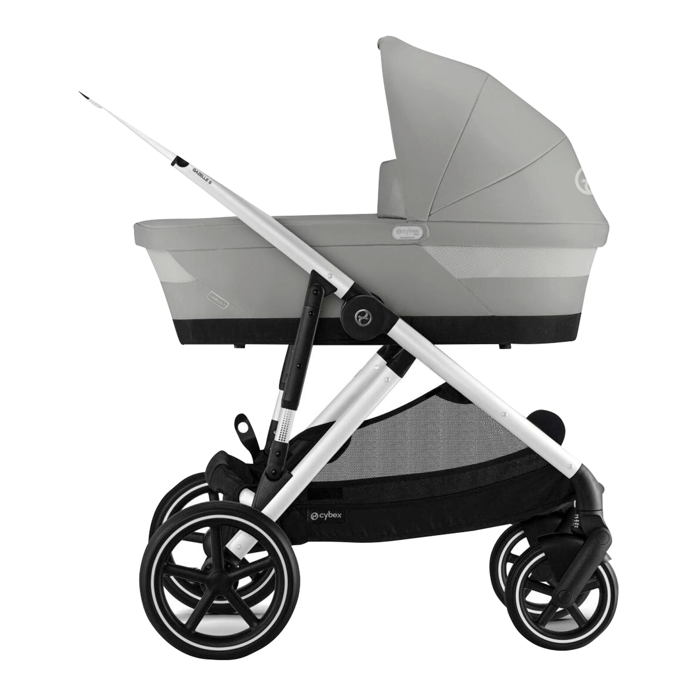 Cybex Gold Kombikinderwagen Gazelle S Travel-Set inkl. Babyschale Cloud G i-Size und Isofix-Basis Base G