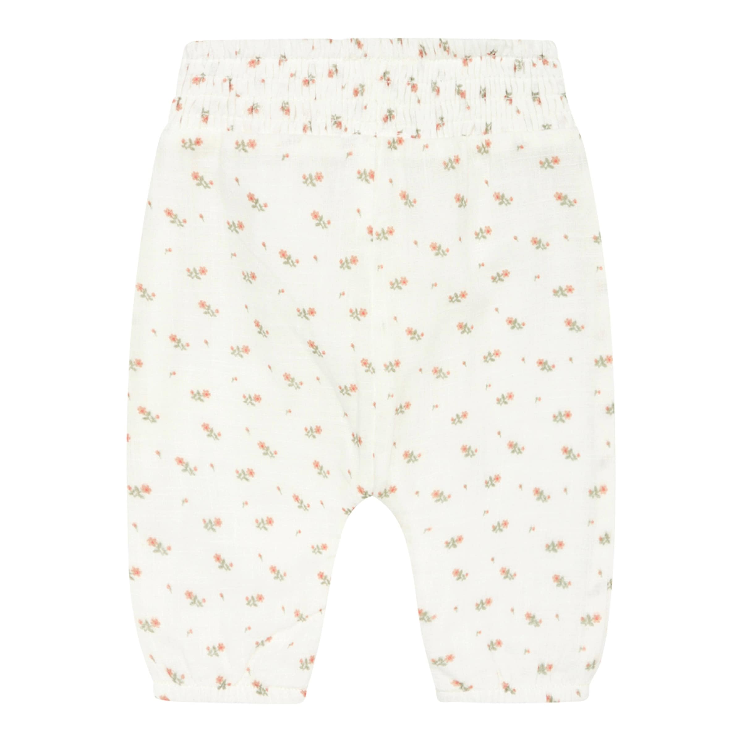 Hust&Claire Jogginghose Blumen Leinenoptik