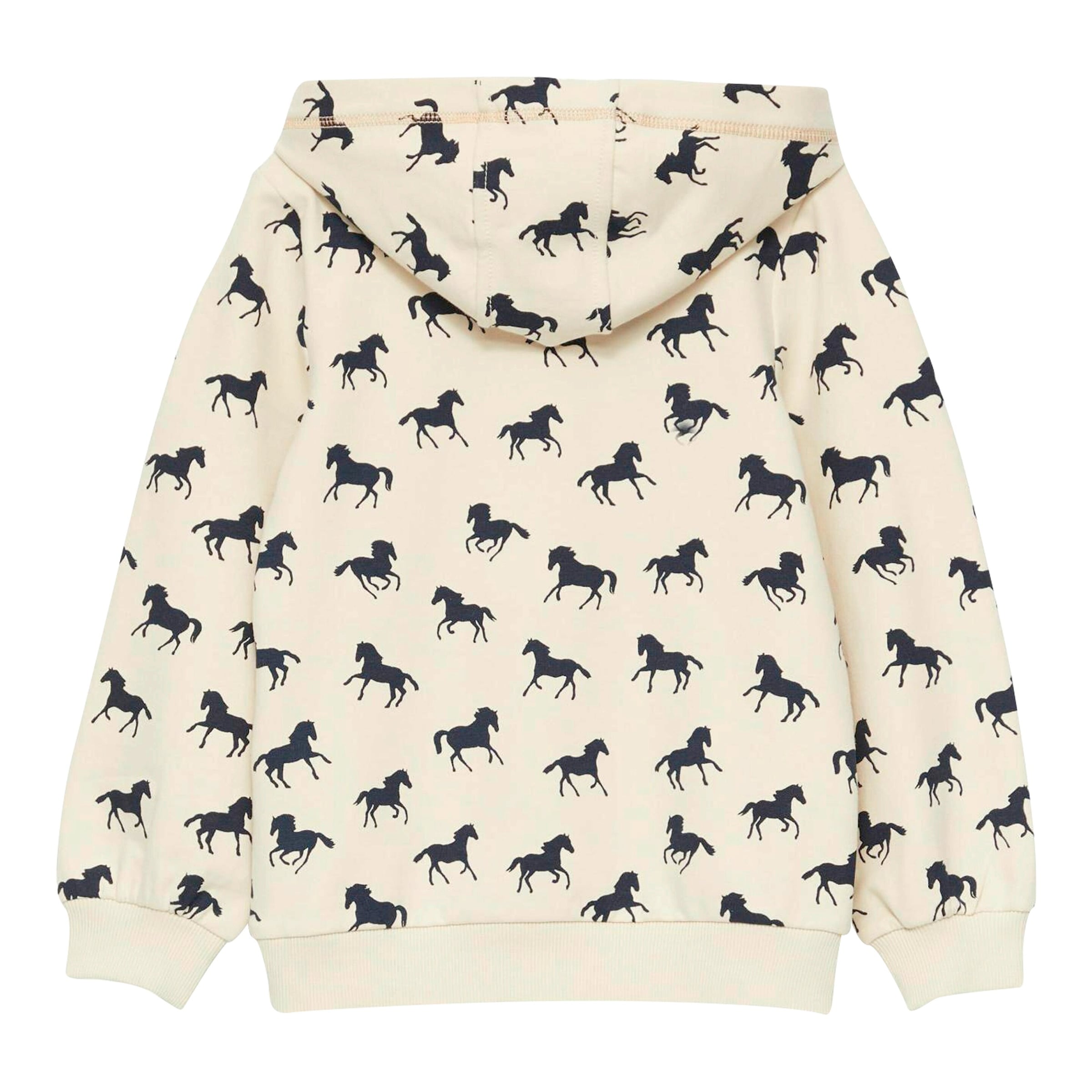 S.Oliver Sweatshirt mit Kapuze Pferde