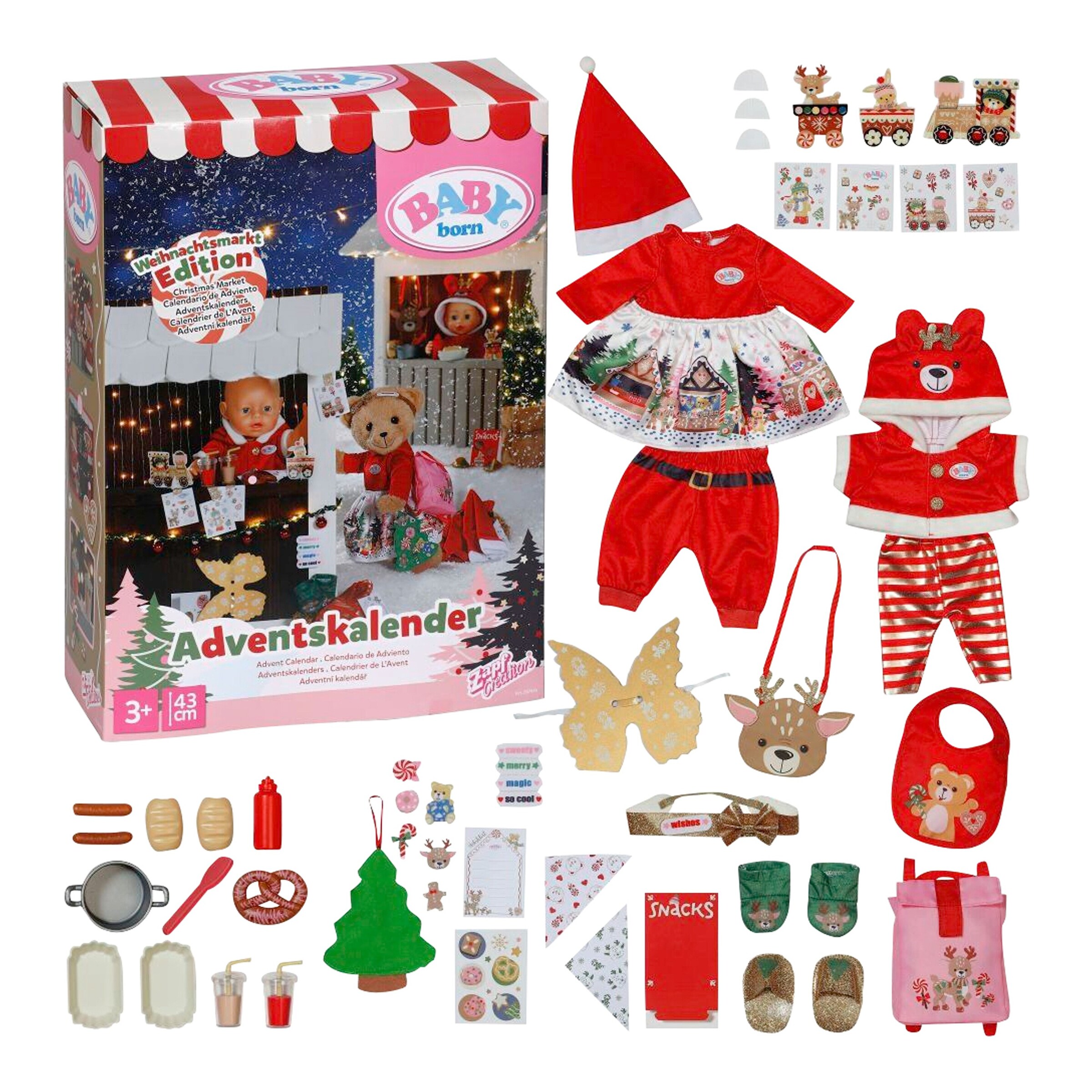 Zapf Creation Baby Born Adventskalender 2025 43 cm