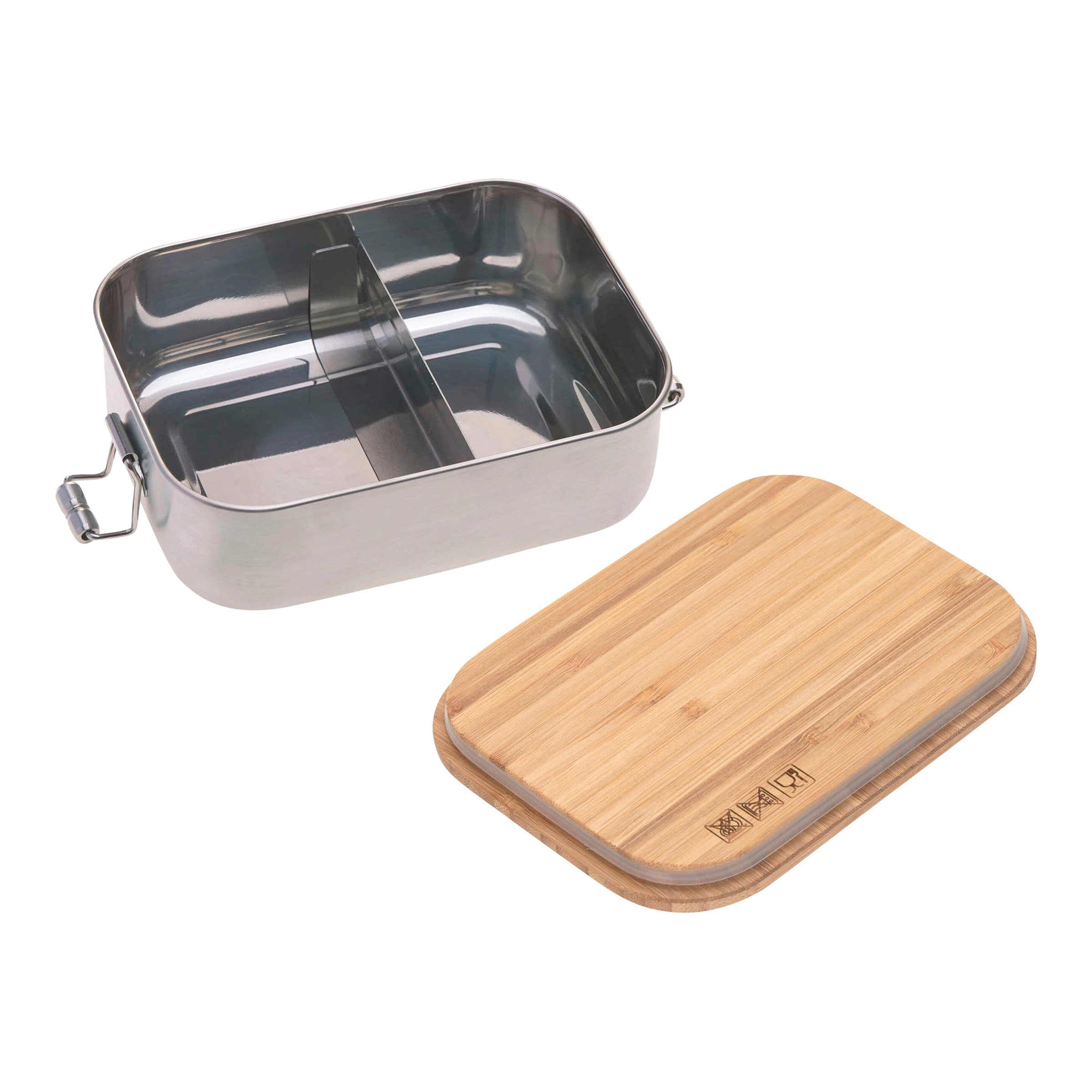 Lässig Brotdose mit Bambusdeckel