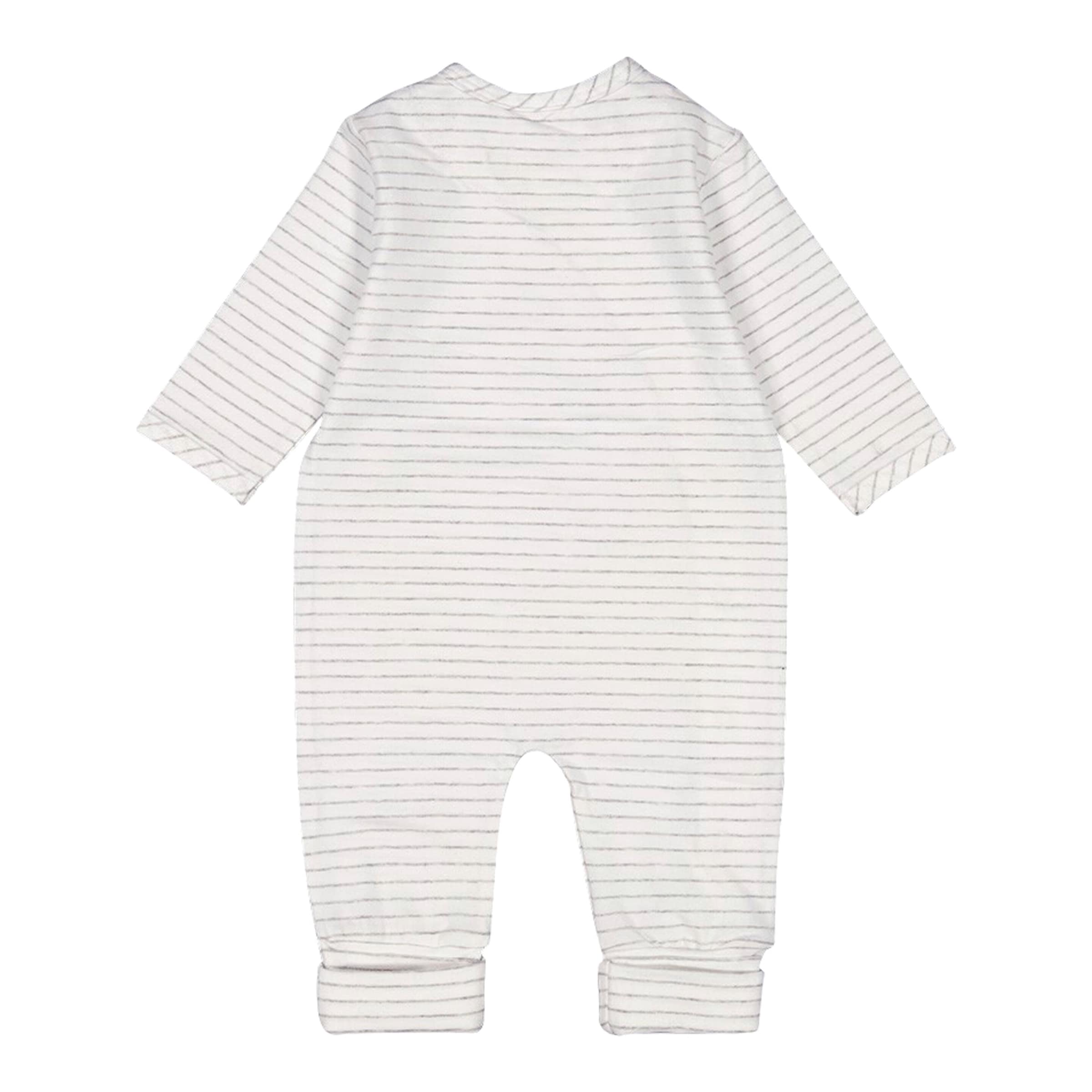 Feetje Overall mit Klappfuß Ringel Giraffe