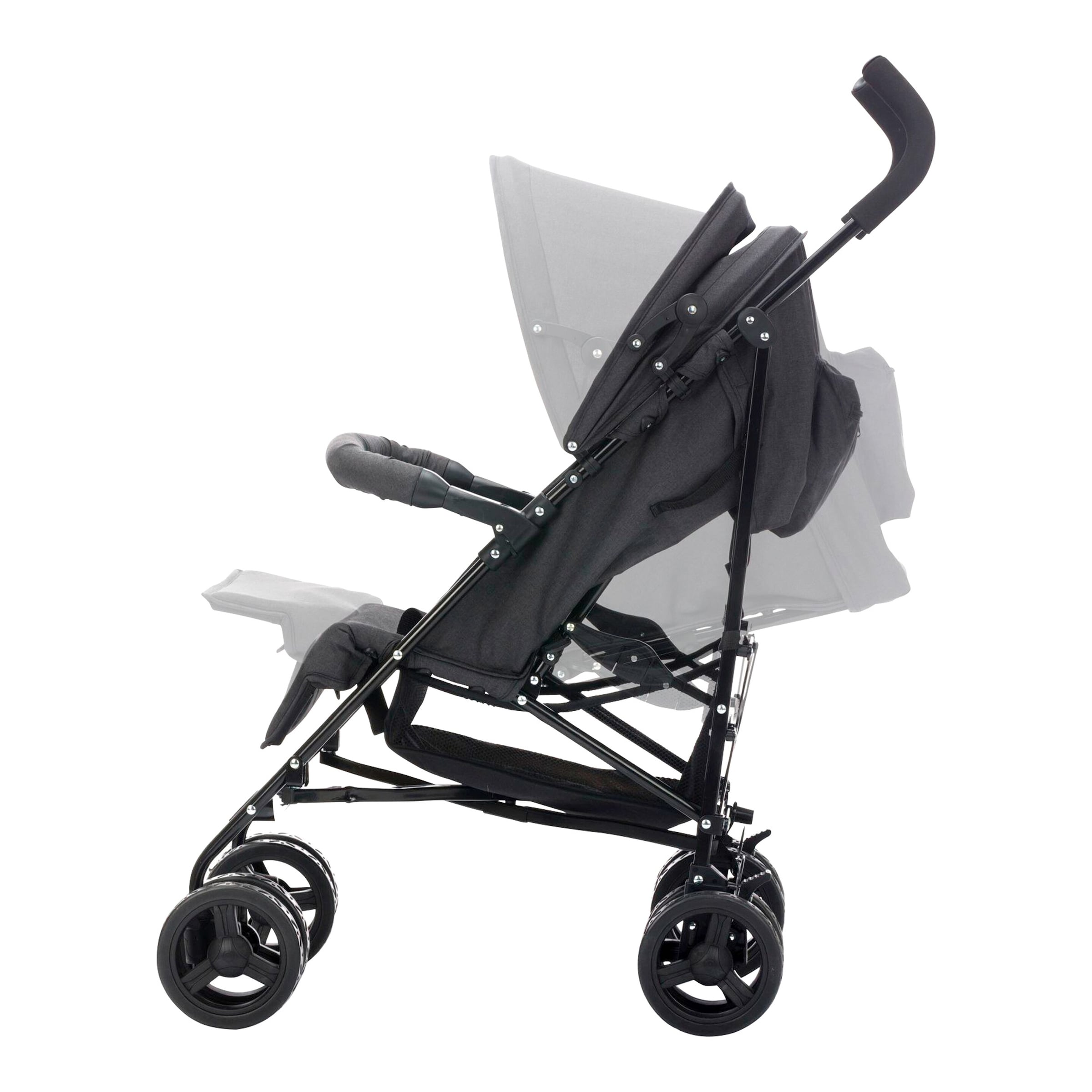 Babycab Malaga Buggy mit Liegefunktion schwarz
