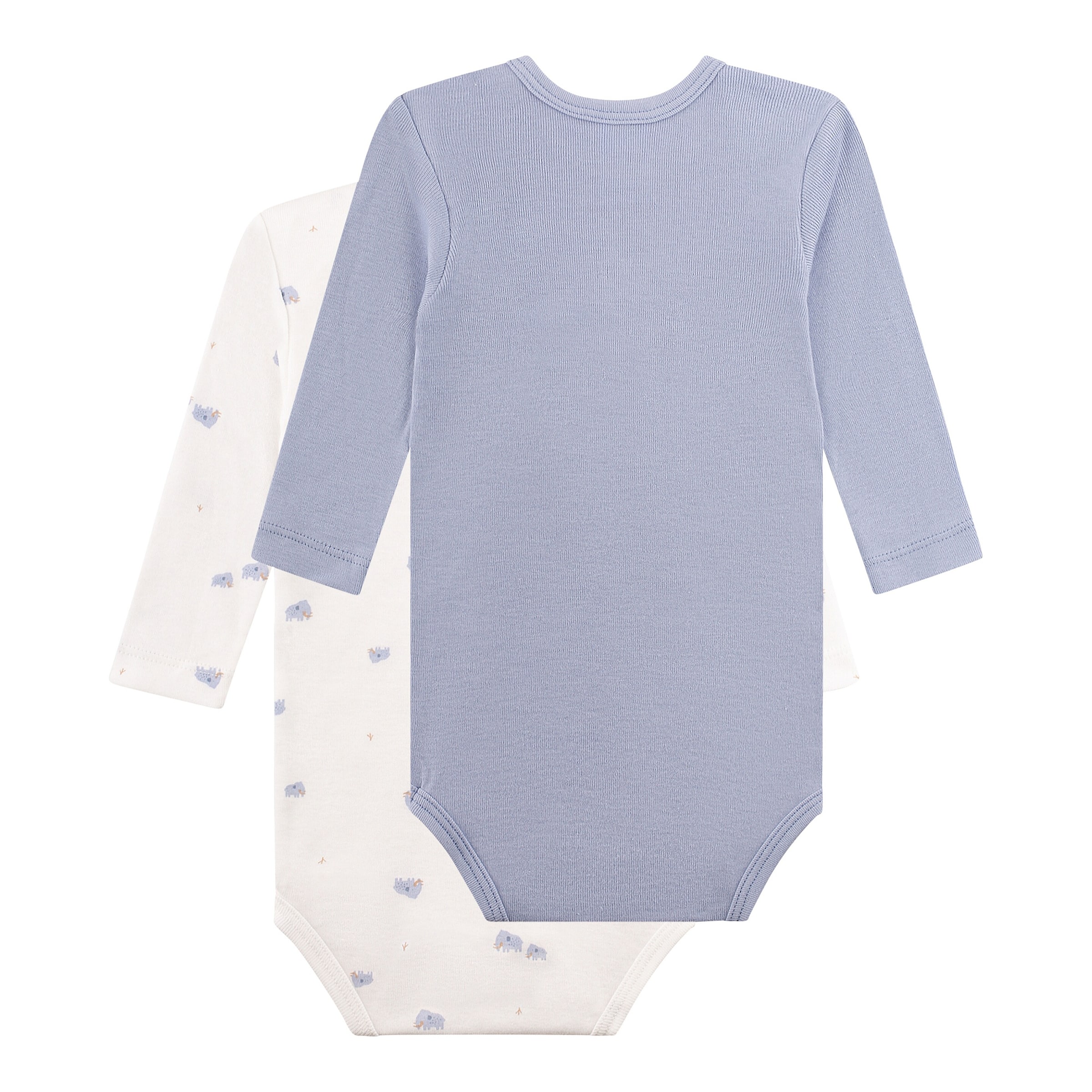Sanetta 2er-Pack Bodys langarm Mammut