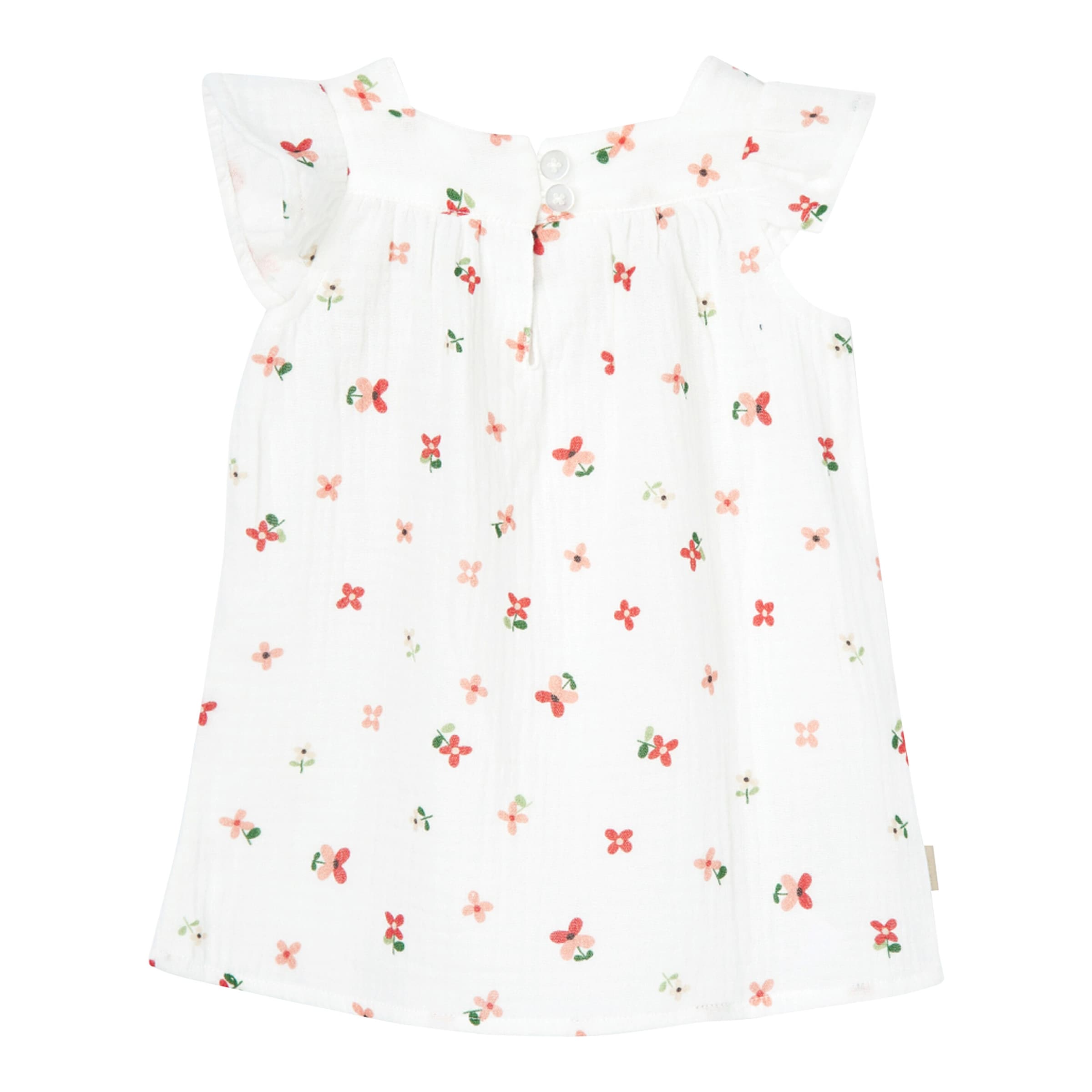 Boboli Musselin-Kleid Flügelarm Blumen