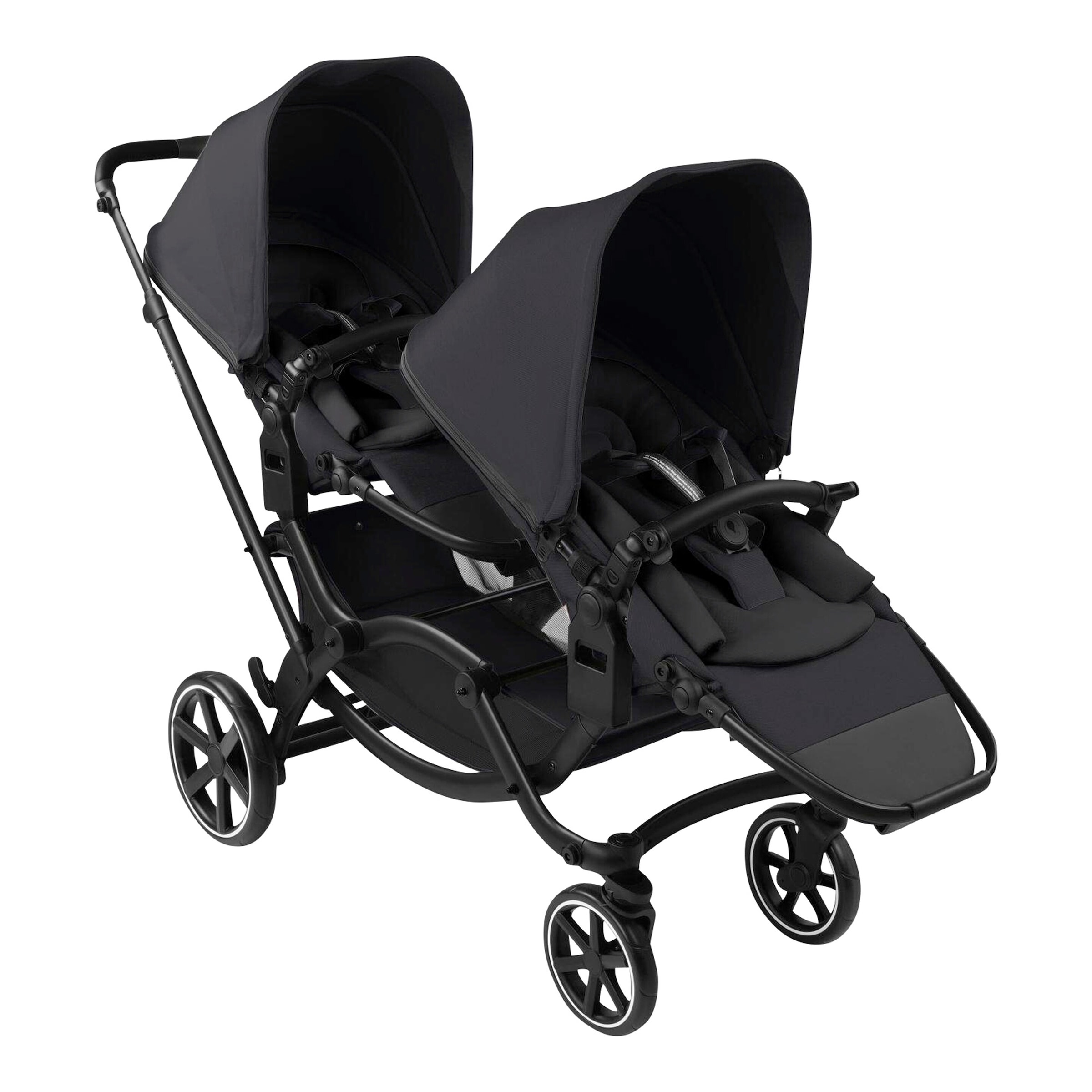 Abc Design Kinderwagen Zwillingswagen Zoom 2 schwarz