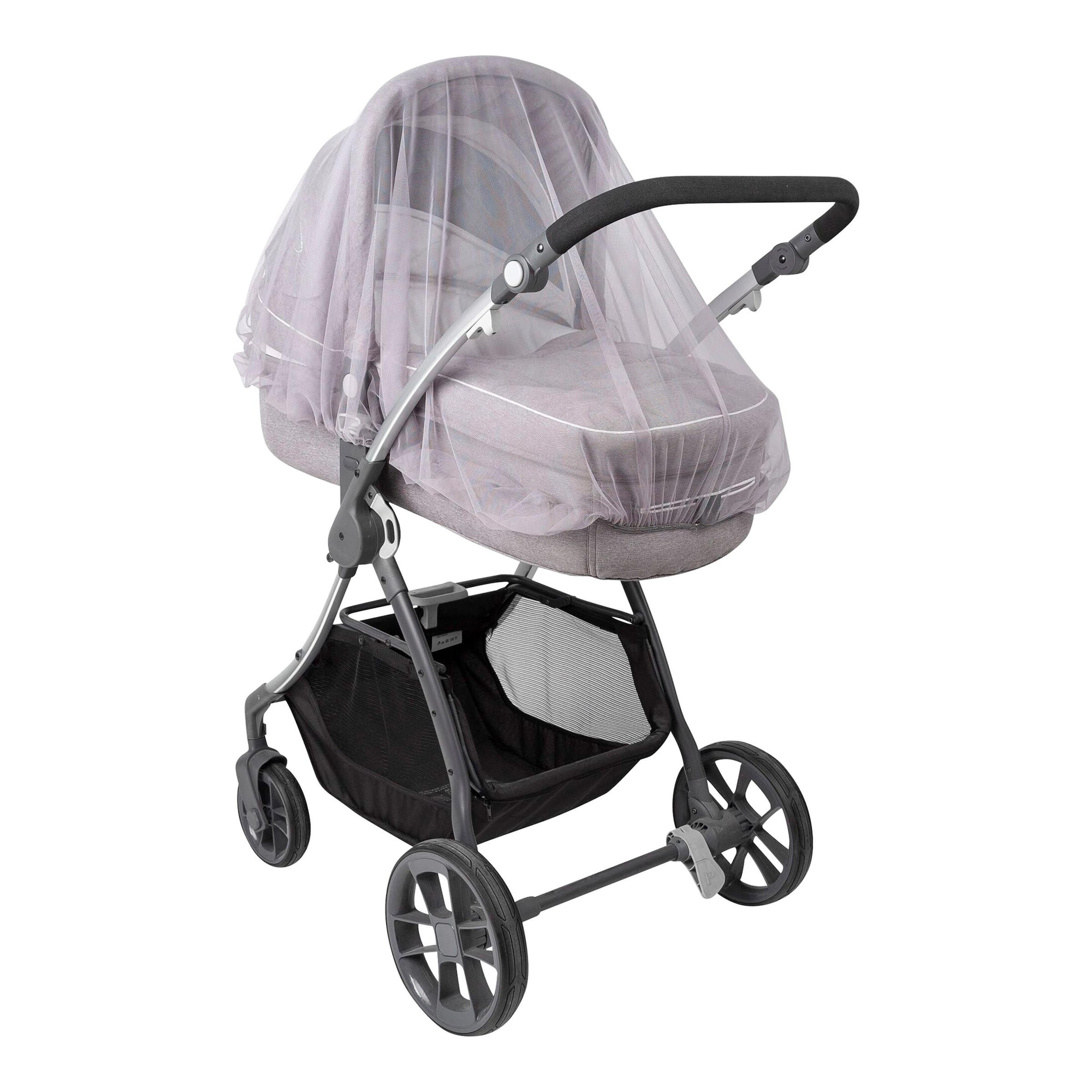 Babycab Insektenschutz Universal für Kinderwagen, Buggys & Reisebetten transparent