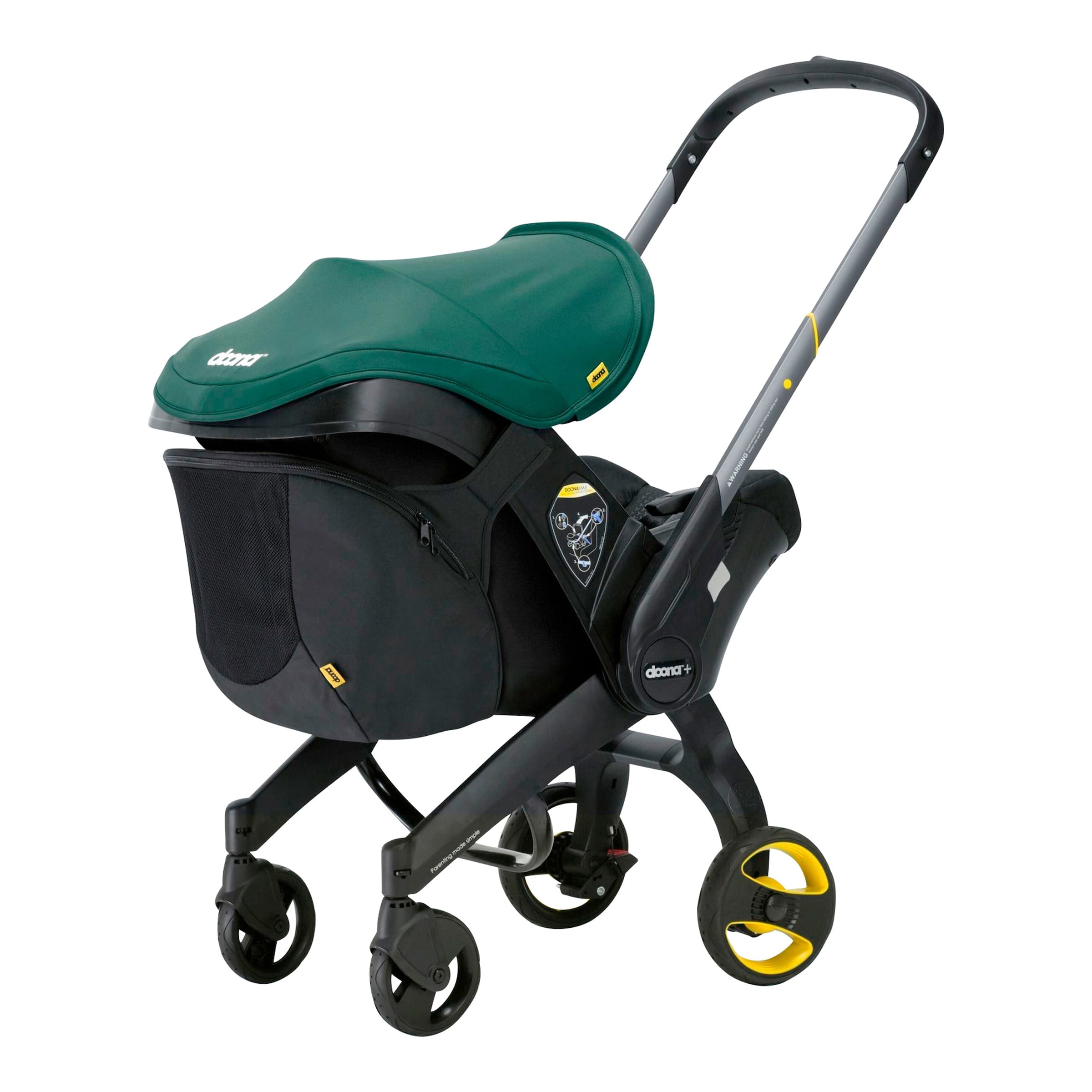 Doona Snap on Wickeltasche schwarz