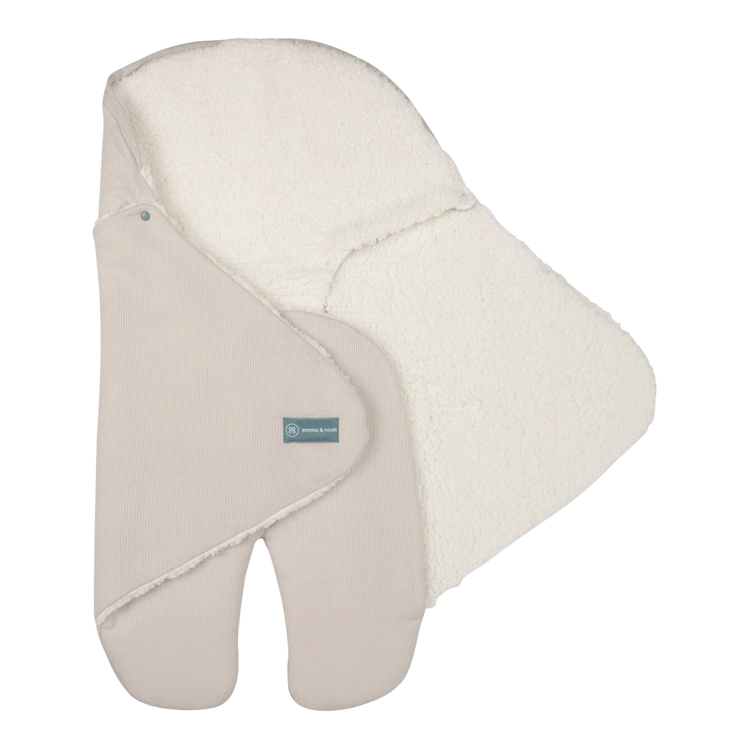 Emma & Noah Einschlagdecke mit Füßen beige
