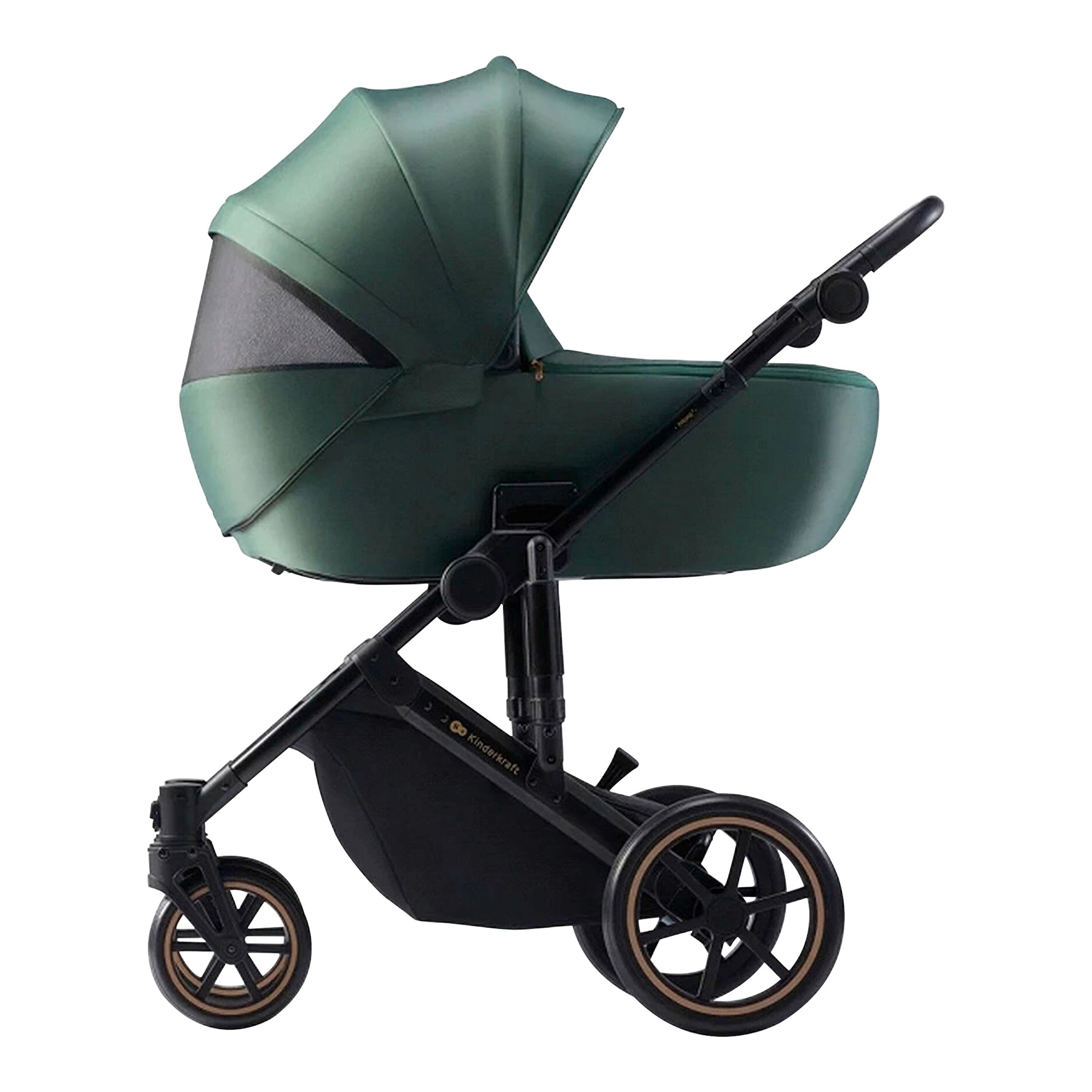 Kinderkraft Kombikinderwagen PRIME 2 inkl. Wickeltasche gruen