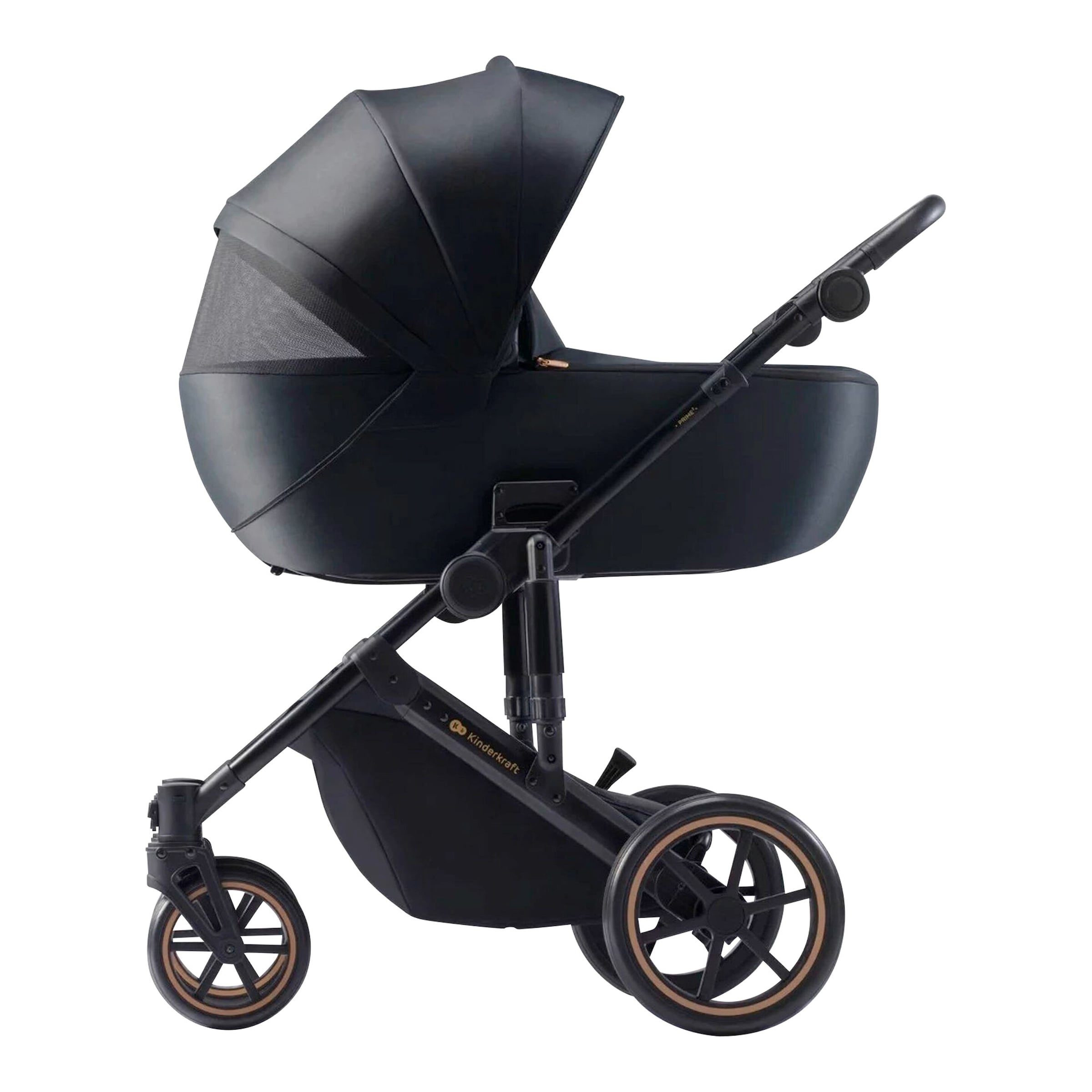 Kinderkraft Kombikinderwagen PRIME 2 inkl. Wickeltasche schwarz