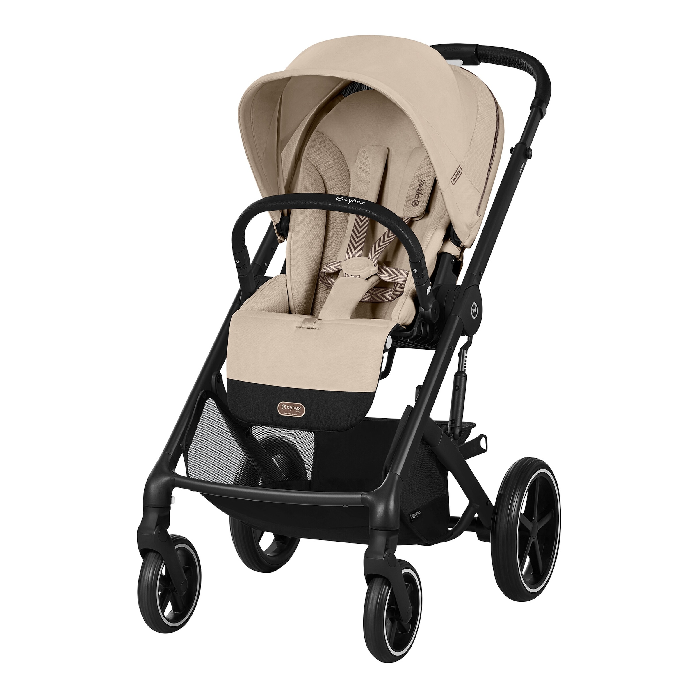 Cybex Gold Kombikinderwagen Balios Trio-Set inkl. Babyschale Cloud G beige