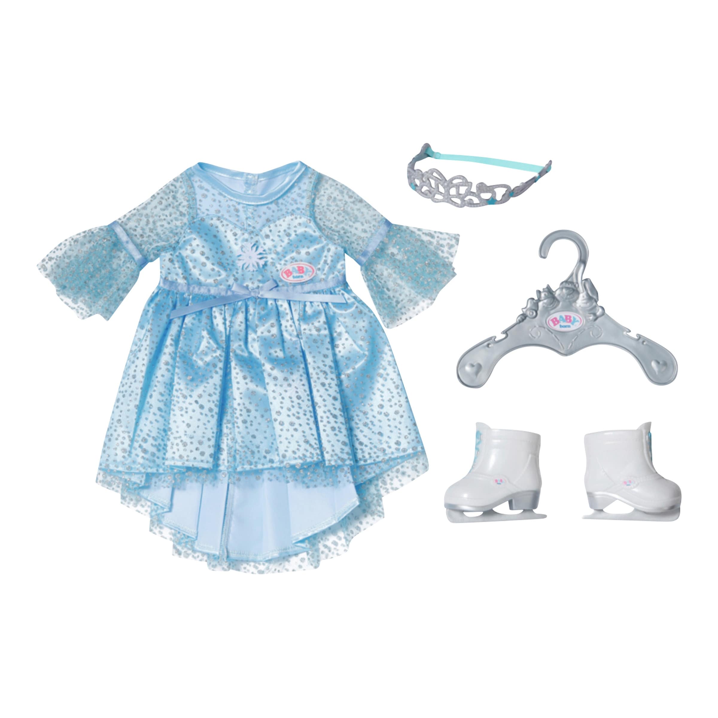 Zapf Creation Baby Born Puppen Outfit Eisprinzessin Set 43cm