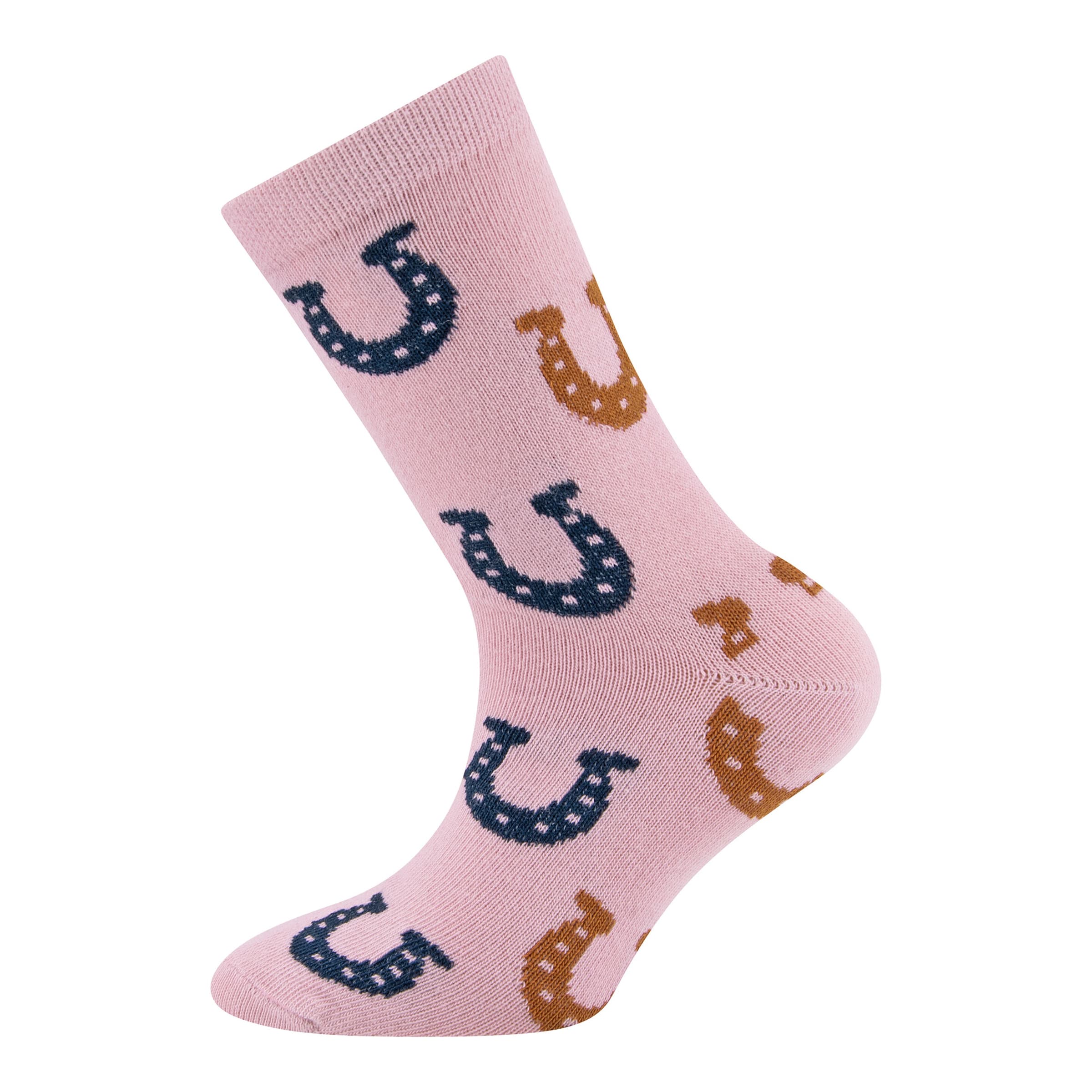 Ewers 2er-Pack Socken Pferd Hufeisen