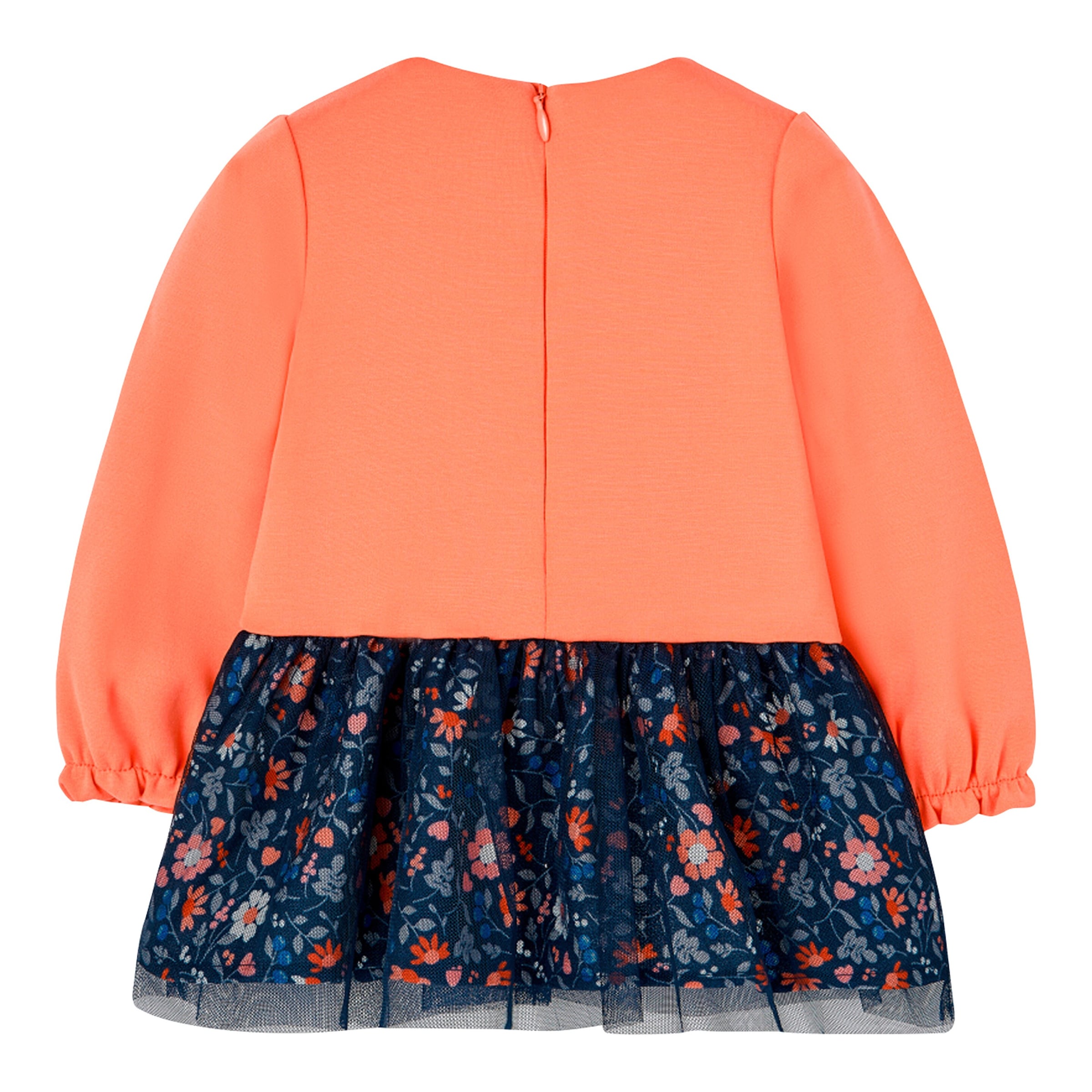 Boboli Kleid langarm Pailletten-Schmetterling Blumen