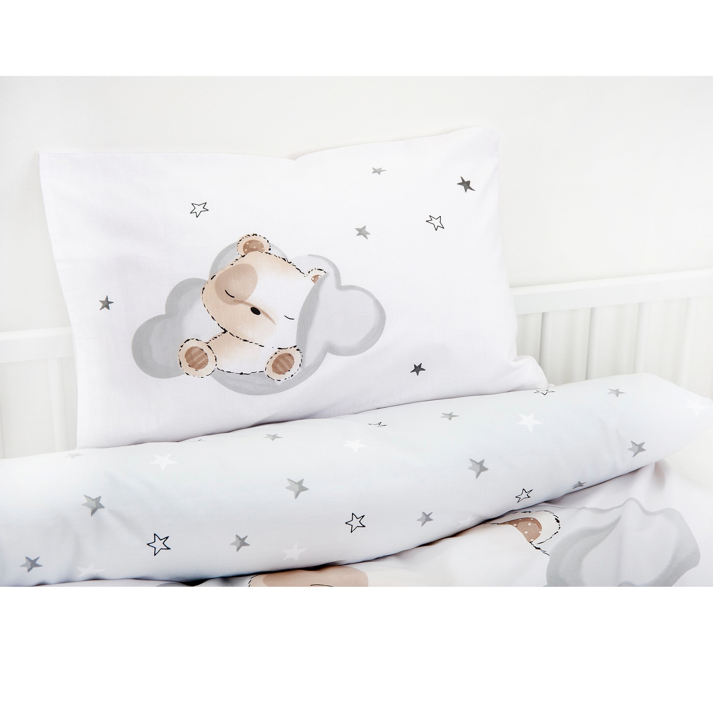Baby Best Renforcé Wende-Bettwäsche Little Bear 40x60/ 100x135 cm