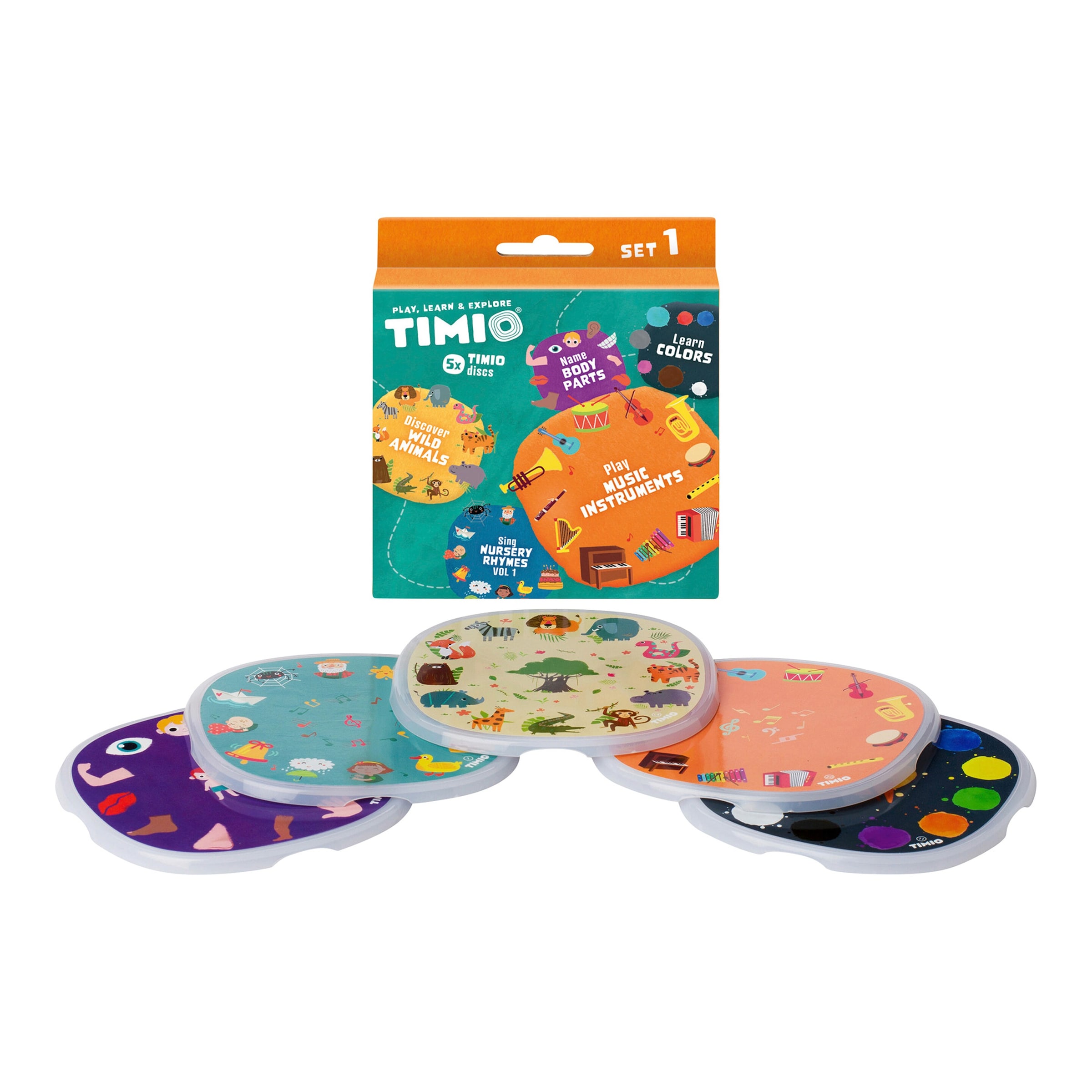 Timio Audio Disc Set 1 - Kinderreime Vol. 1: 5 Discs