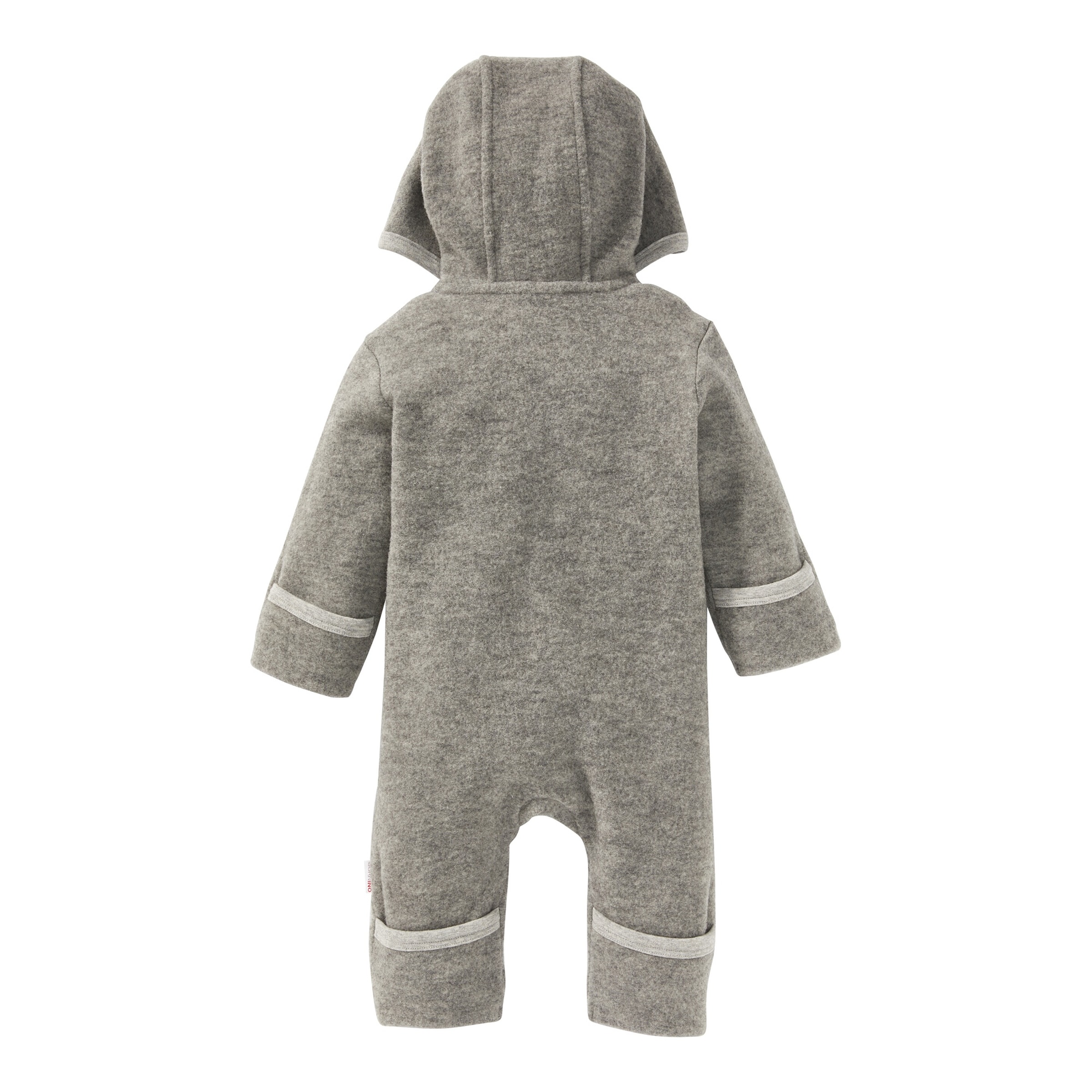 Bornino Wollfleece-Overall mit Klappbündchen aus Merinowolle