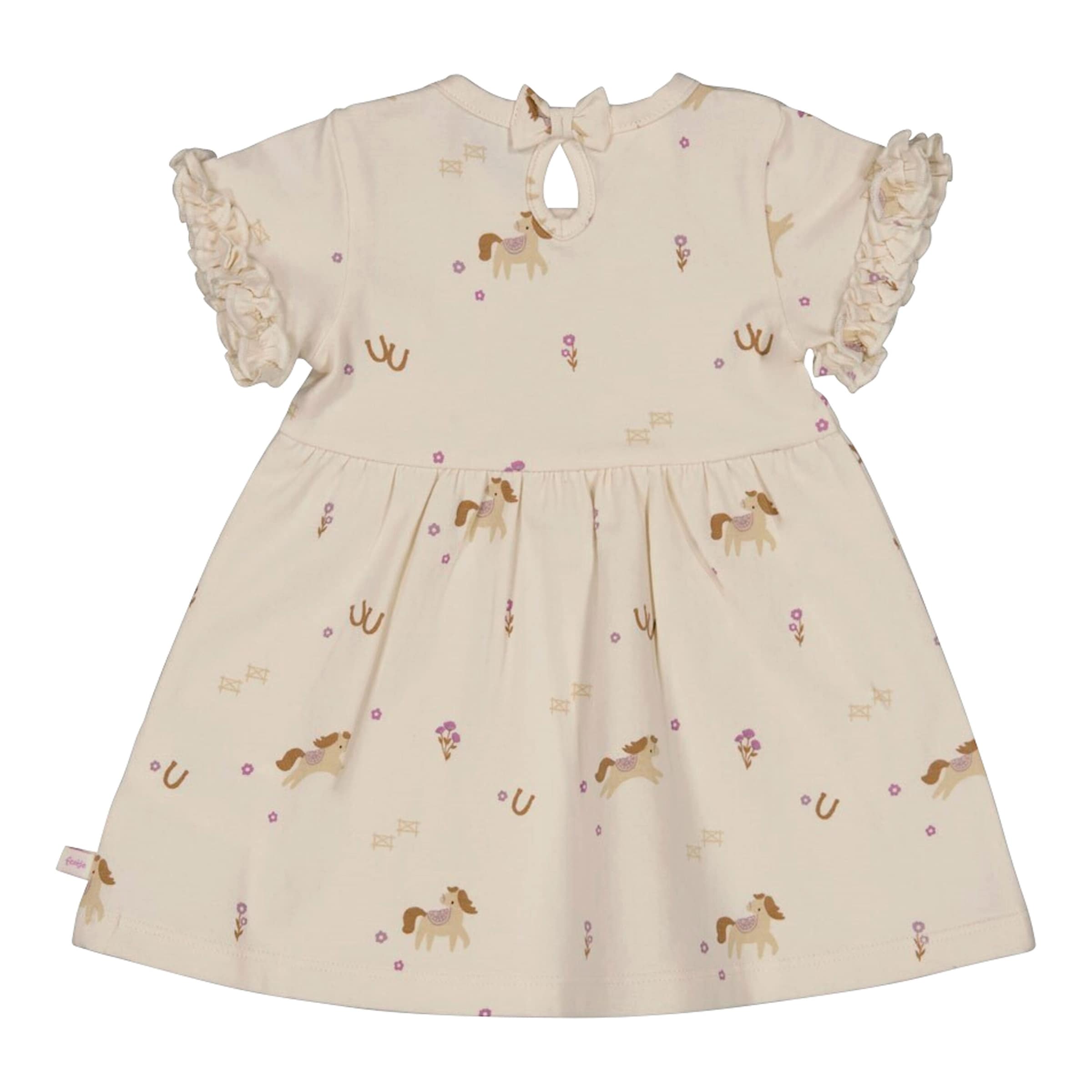 Feetje Kleid kurzarm Pferde Blumen