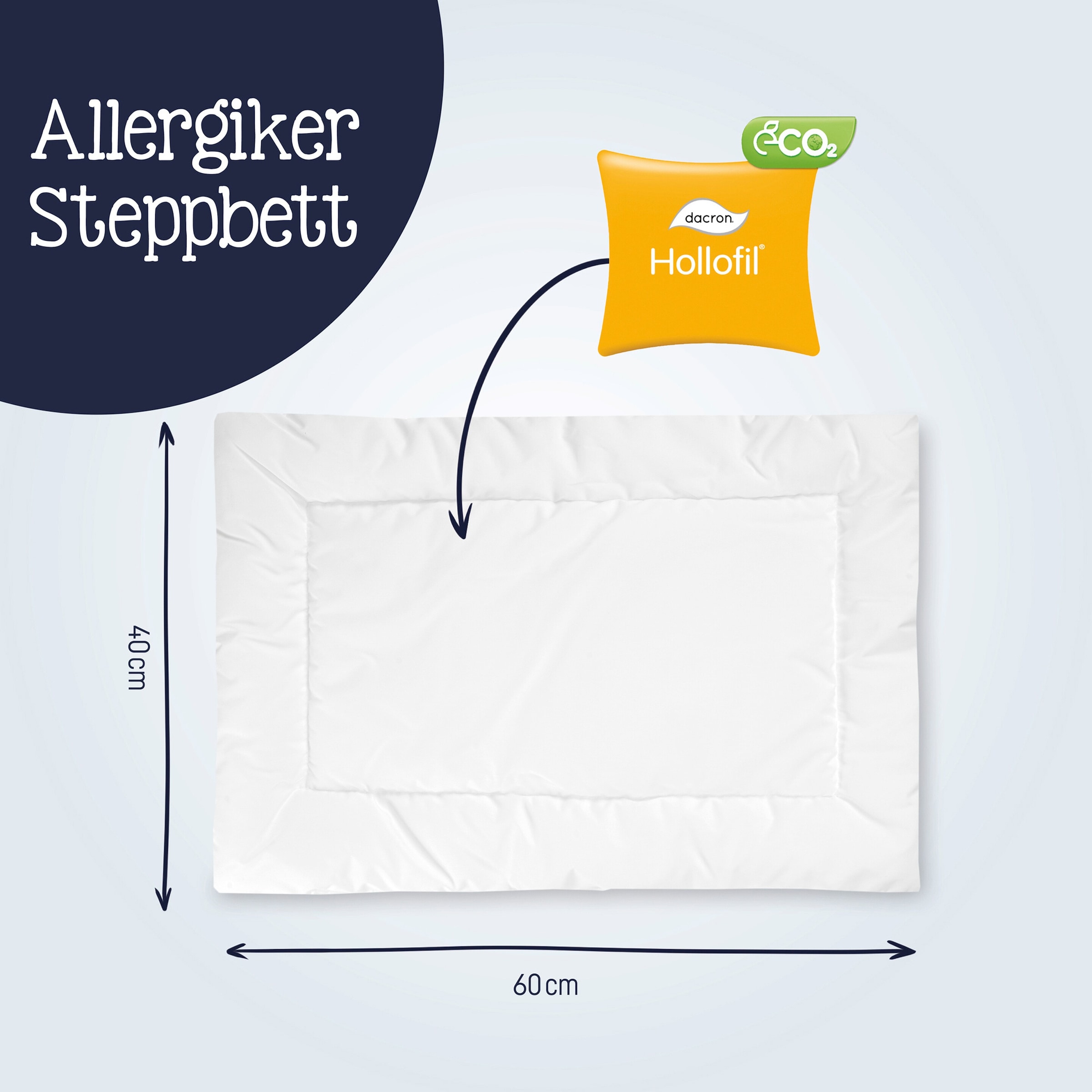 Julius Zöllner Kopfkissen Hygienika 40x60 cm