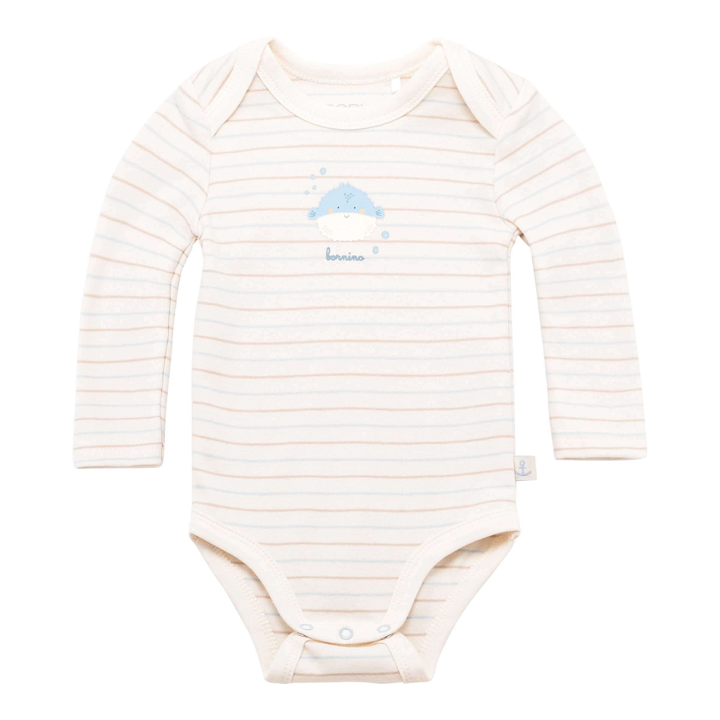 Bornino Aqua Friends 2er-Pack Bodys langarm Aqua Friends