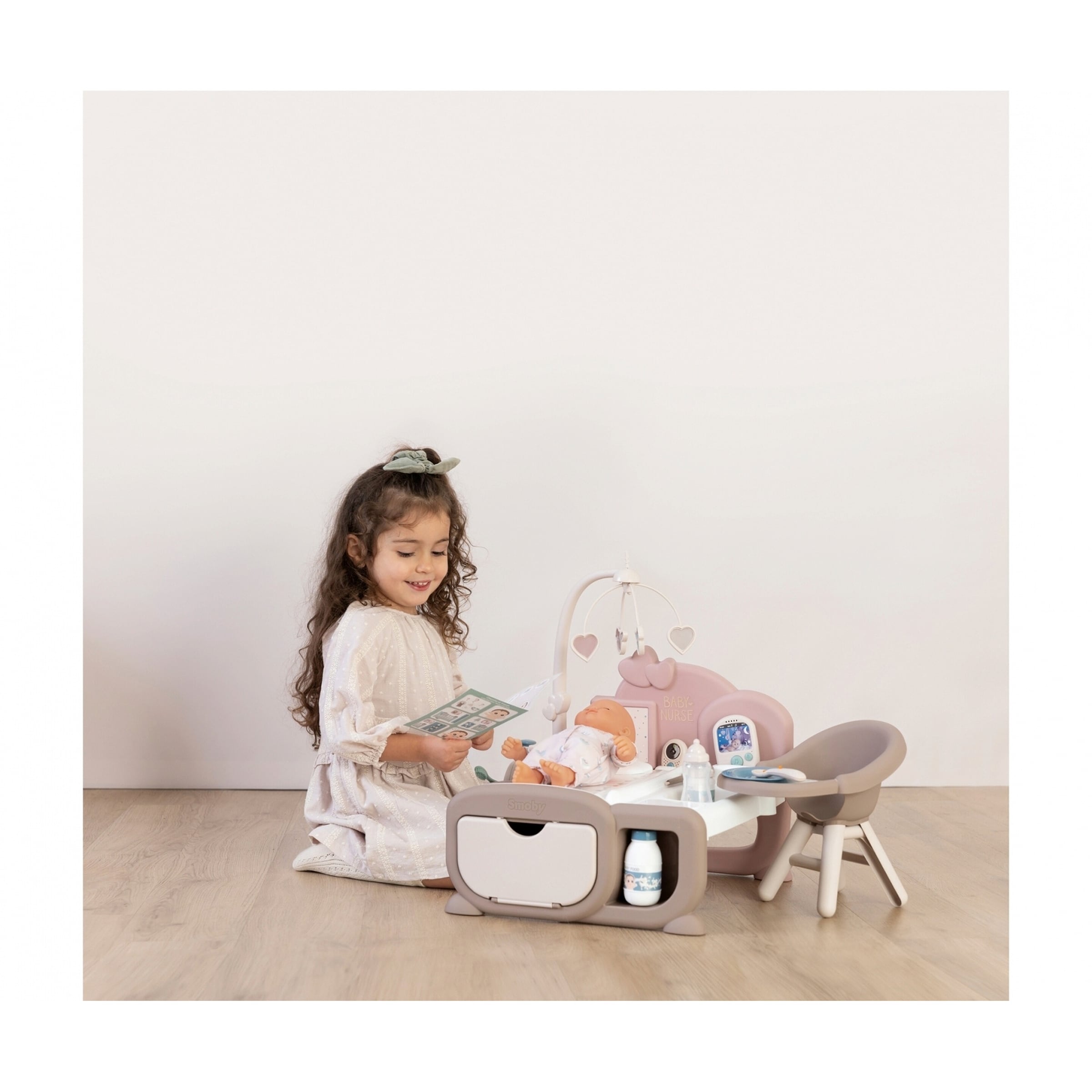 Smoby Puppen-Spielzimmer 3in1 Baby Nurse Cocoon