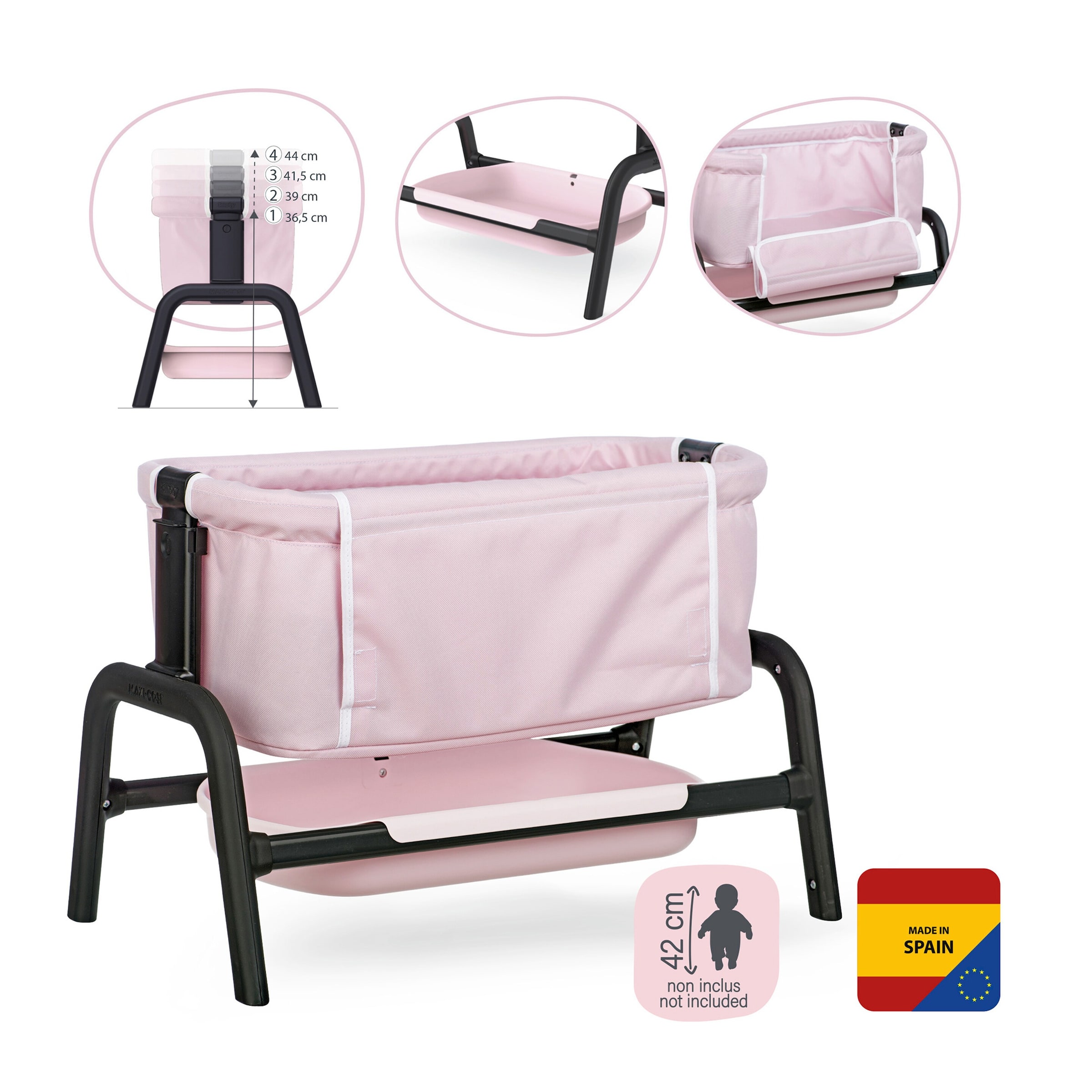 Smoby Puppen Beistellbett Maxi-Cosi