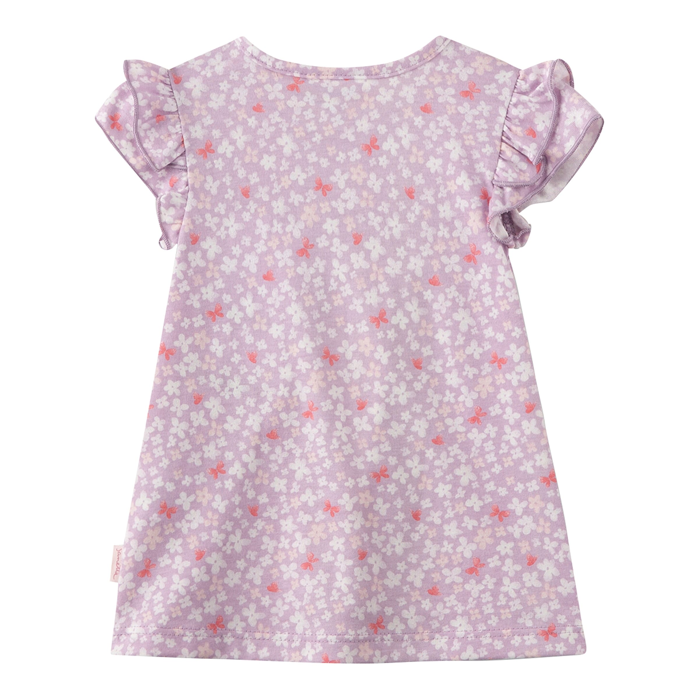 Sanetta Fiftyseven Kleid kurzarm Blumen Rüschen