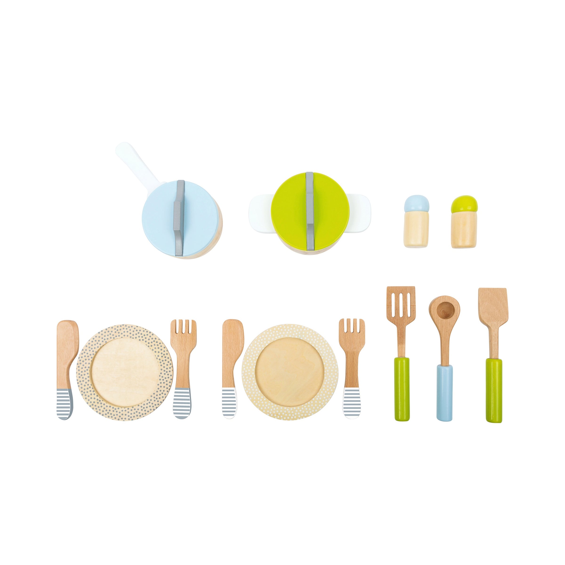 Small Foot Geschirr- und Topfset aus Holz
