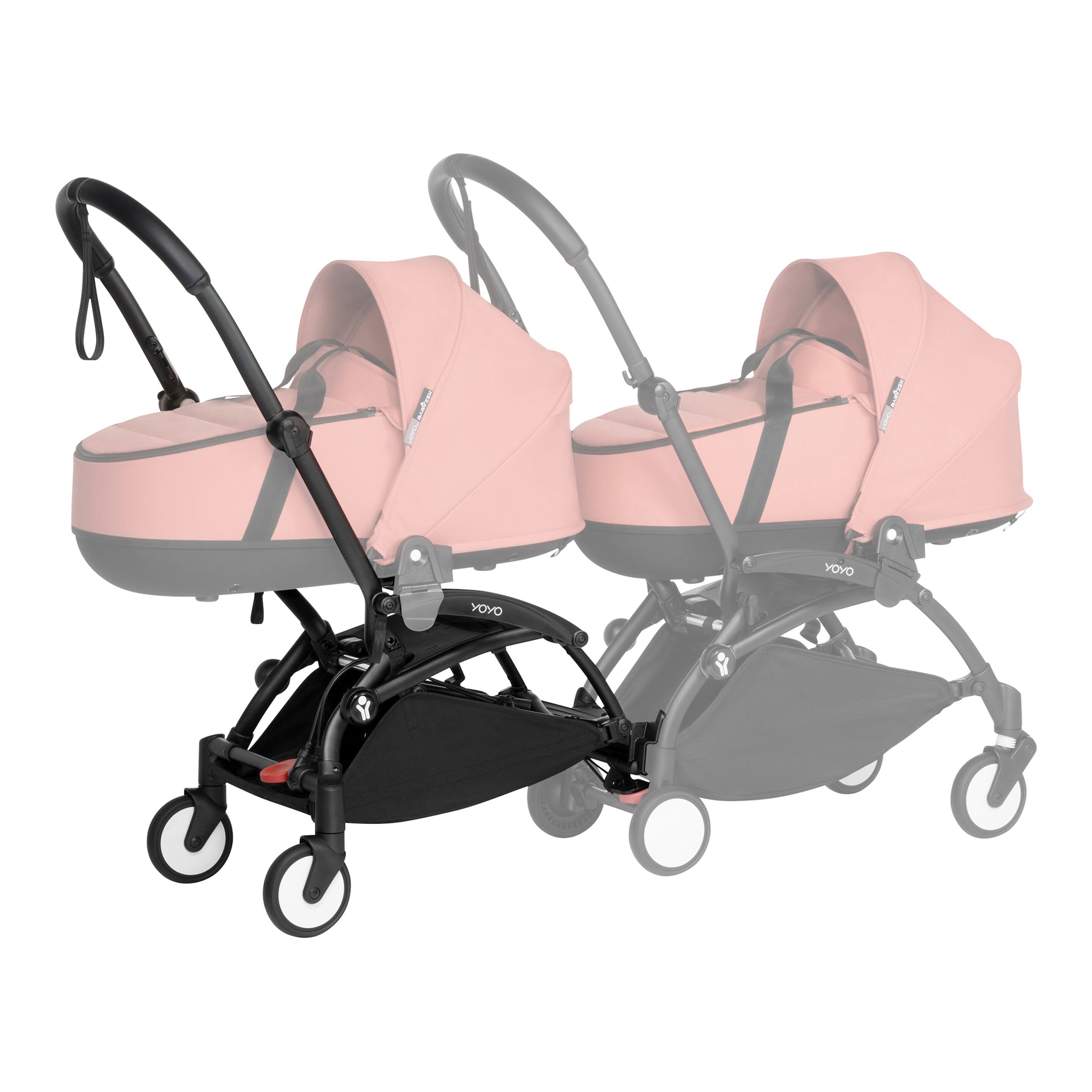 Babyzen Erweiterungsset YOYO connect für YOYO2 zum Doppelkinderwagen schwarz
