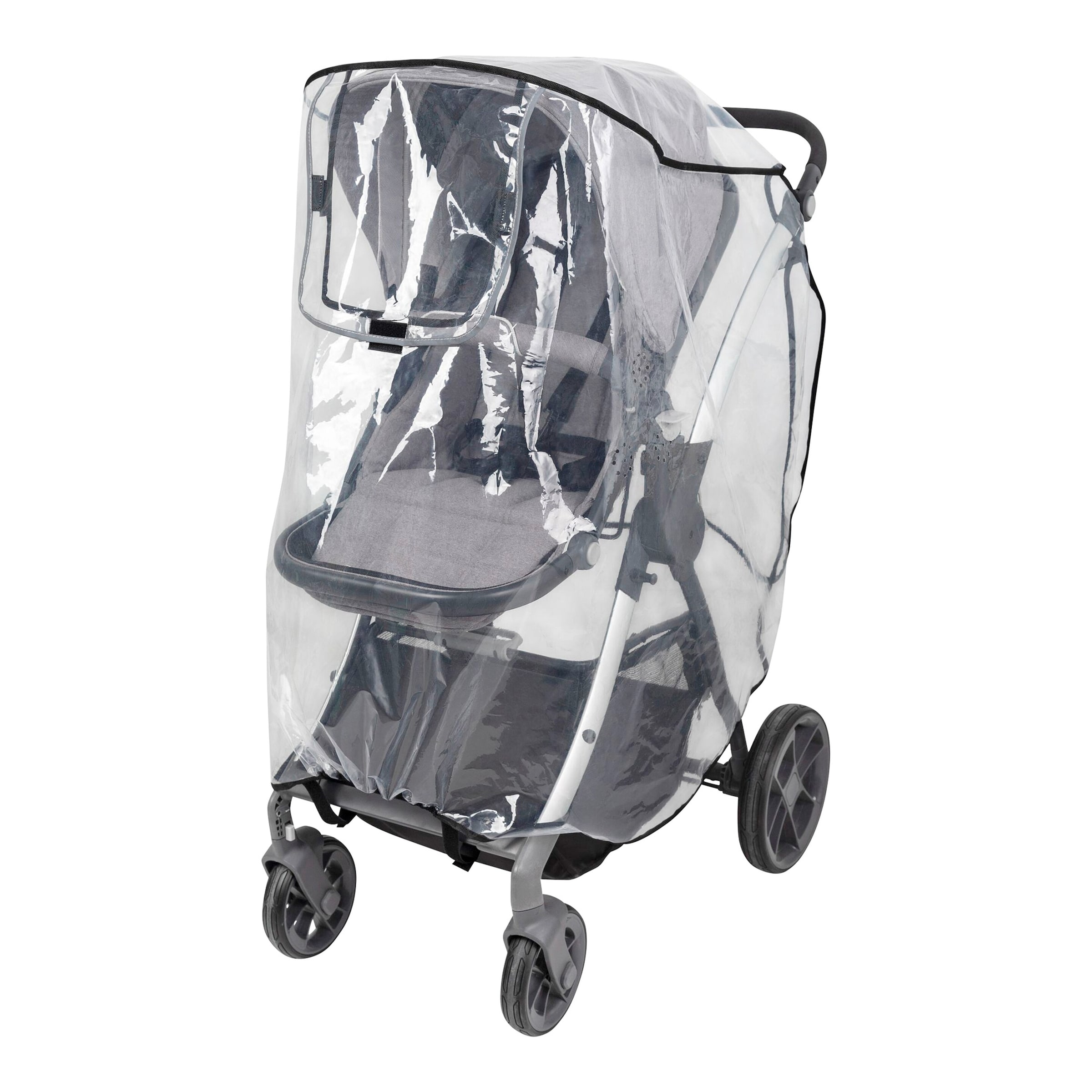 Babycab Universal Regenschutz für Kinderwagen & Buggy transparent