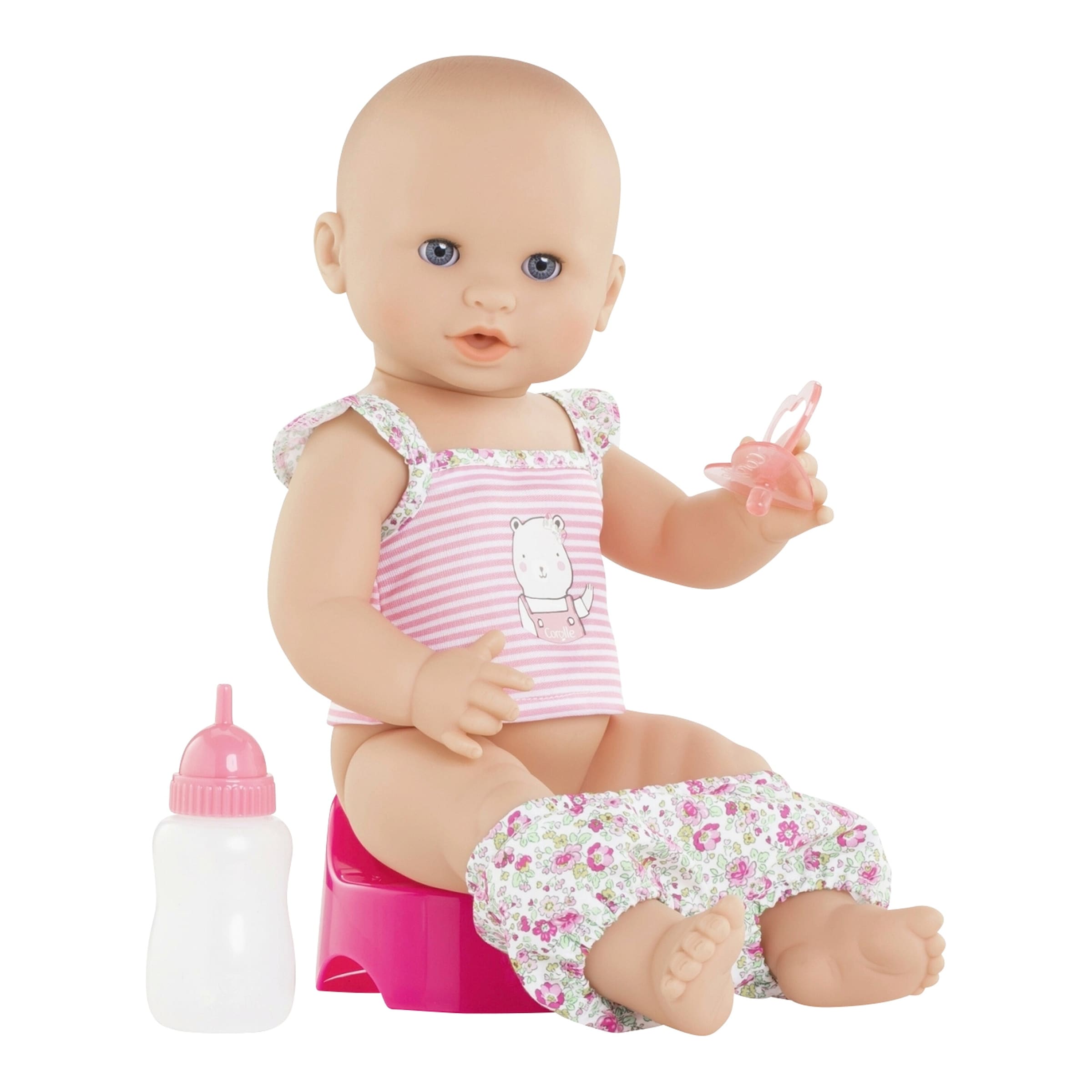 Corolle Puppe Emma Badebaby mit Trink- & Nässfunktion 36 m
