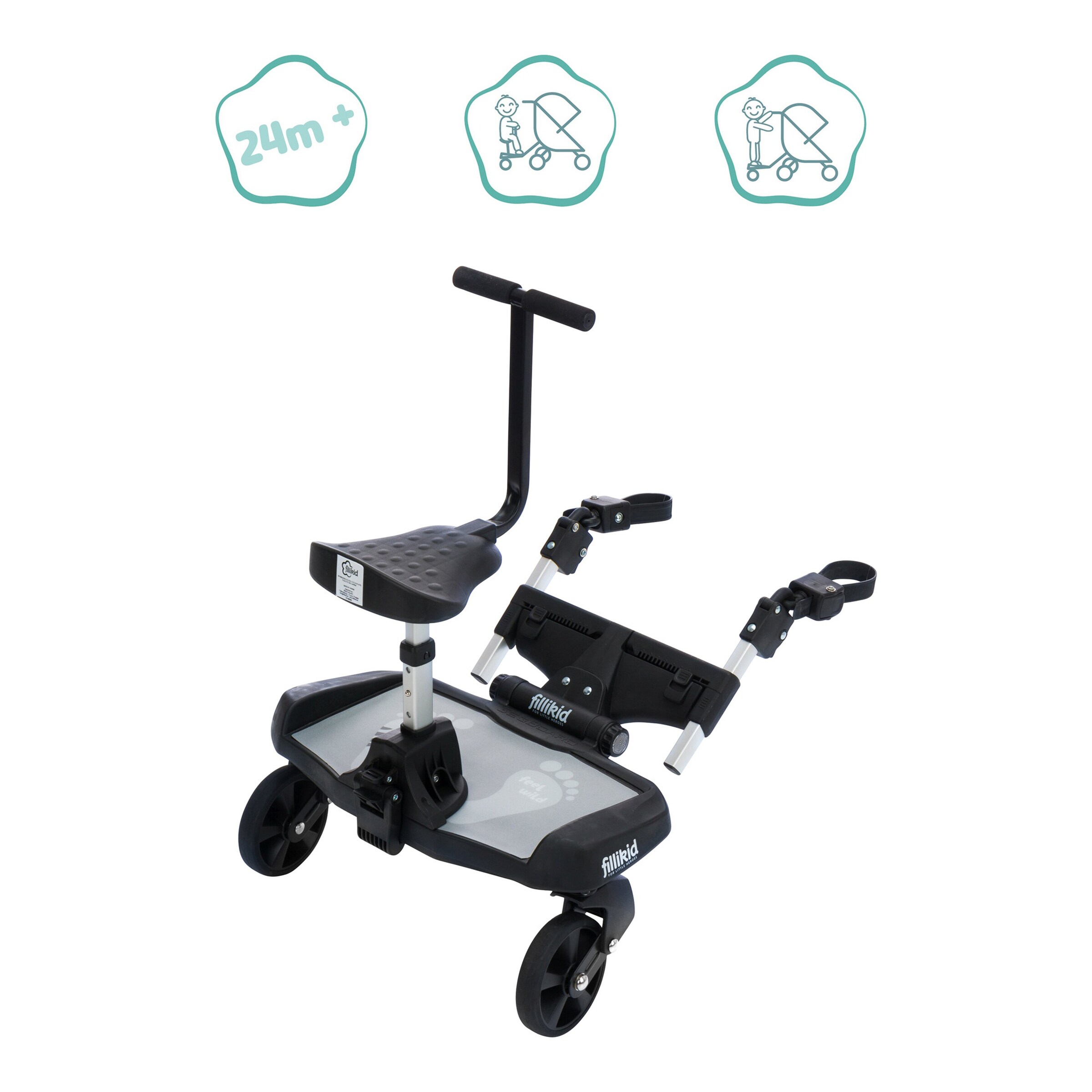 Fillikid Buggyboard Filliboard Wide schwarz