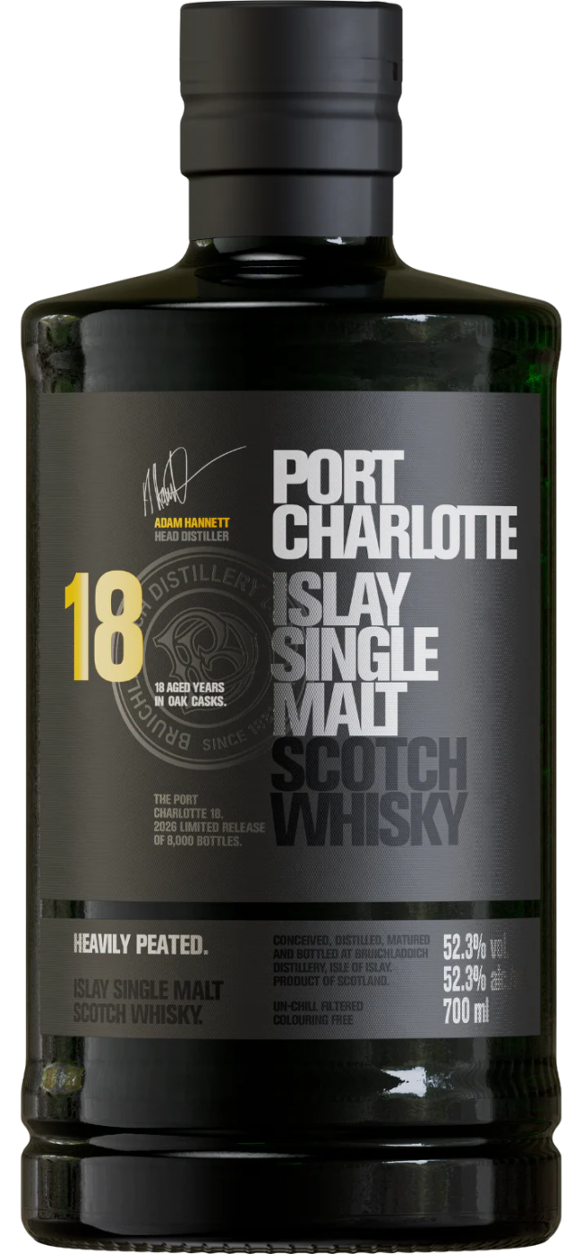 Port Charlotte 18 Year Old Islay Single Malt Scotch Whisky