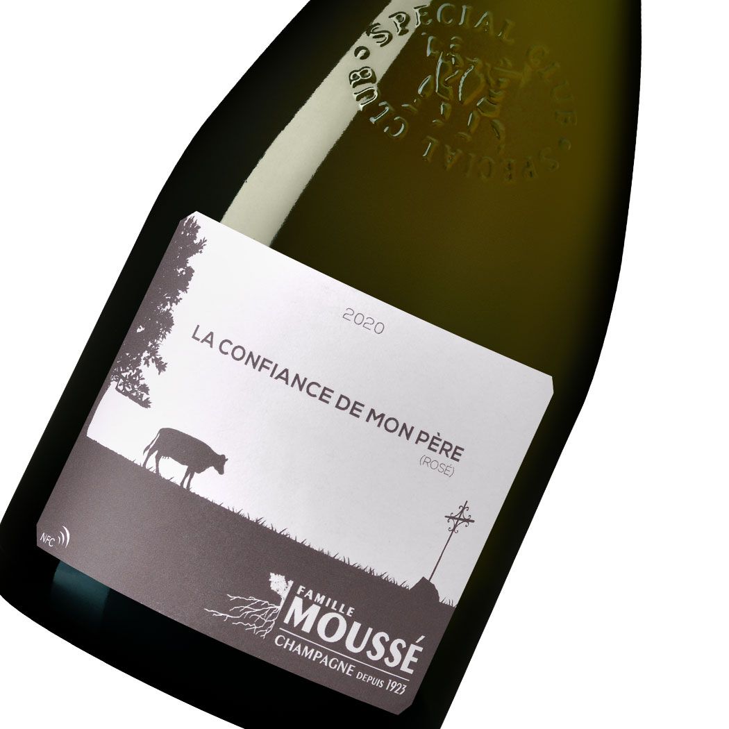 Champagne MOUSSÉ 'La Confiance de mon Père' 2020 Rosé Extra Brut