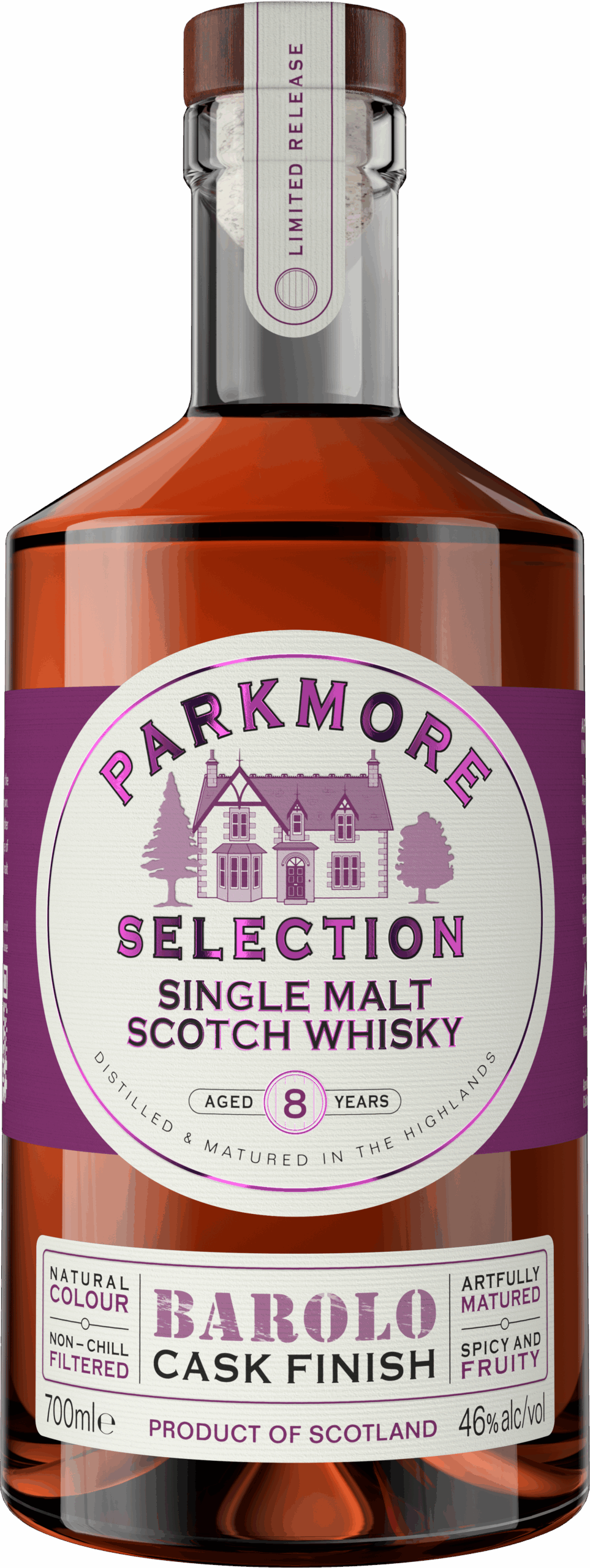 Parkmore Selection Single Malt Whisky Barolo Finish