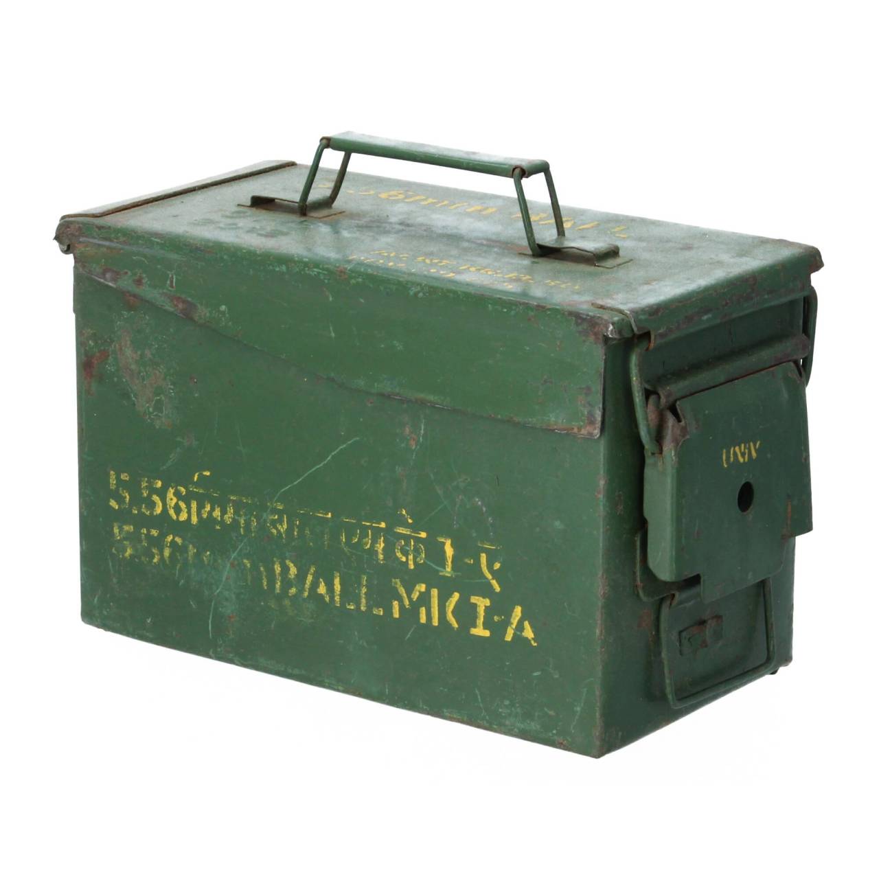 Raw Materials Armee Box 30x15x20 cm Aufbewahrung grün