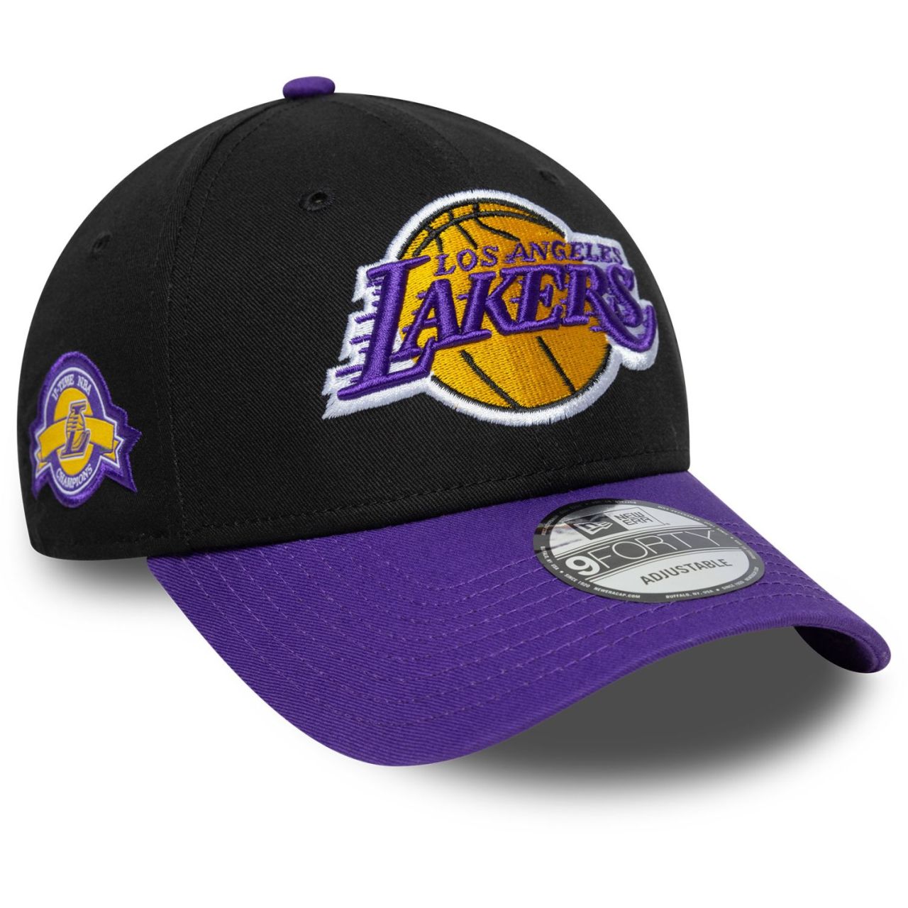 New Era 9Forty Strapback Cap - SIDE PATCH Los Angeles Lakers