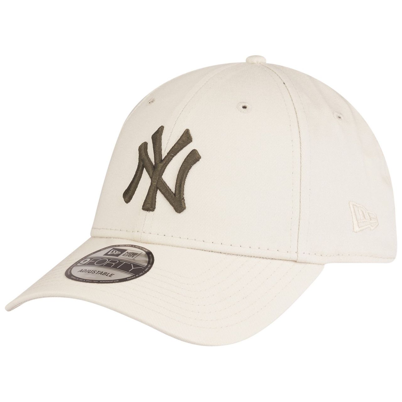 New Era 9Forty Strapback Cap  - New York Yankees stone oliv