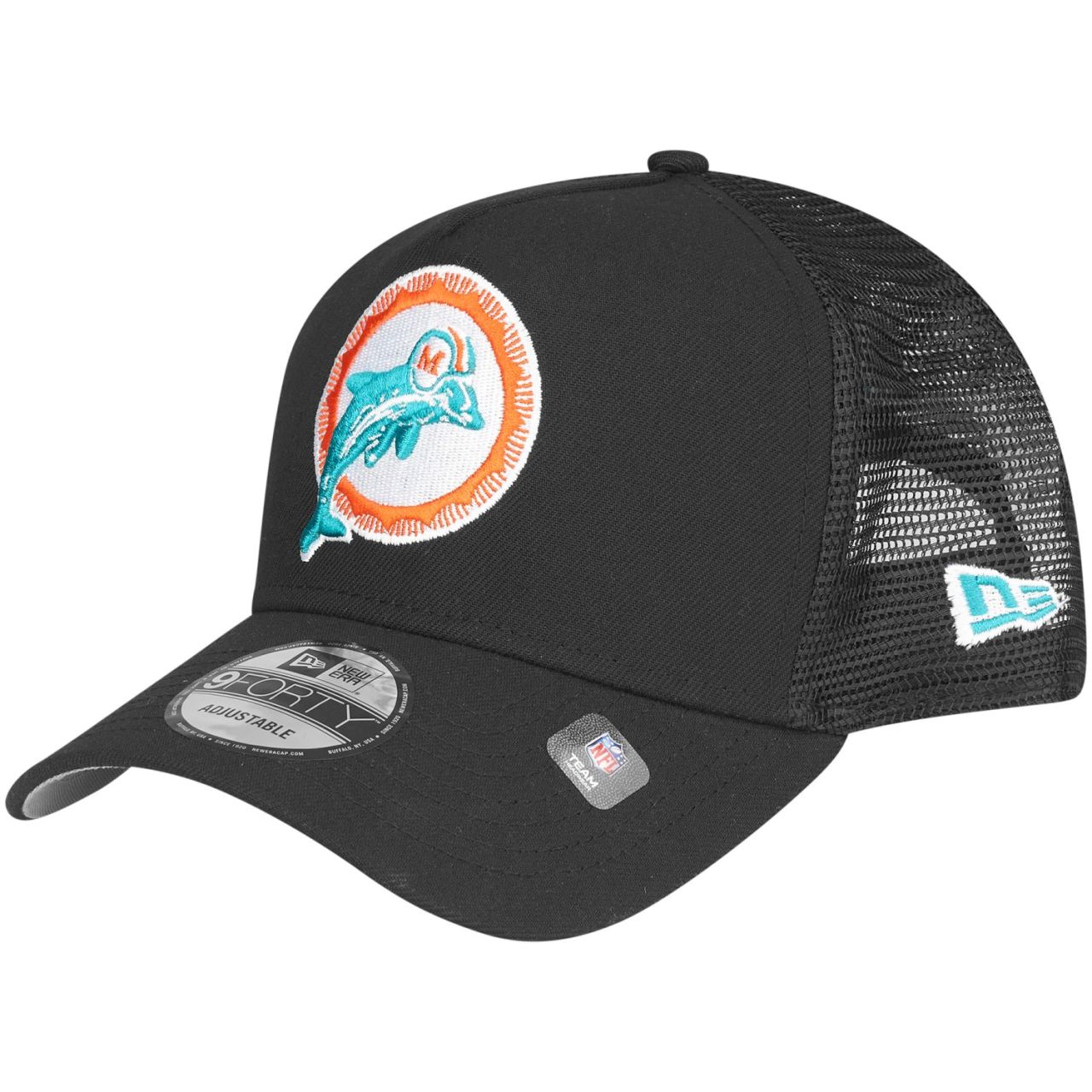 New Era A-Frame Snapback Trucker Cap - RETRO Miami Dolphins
